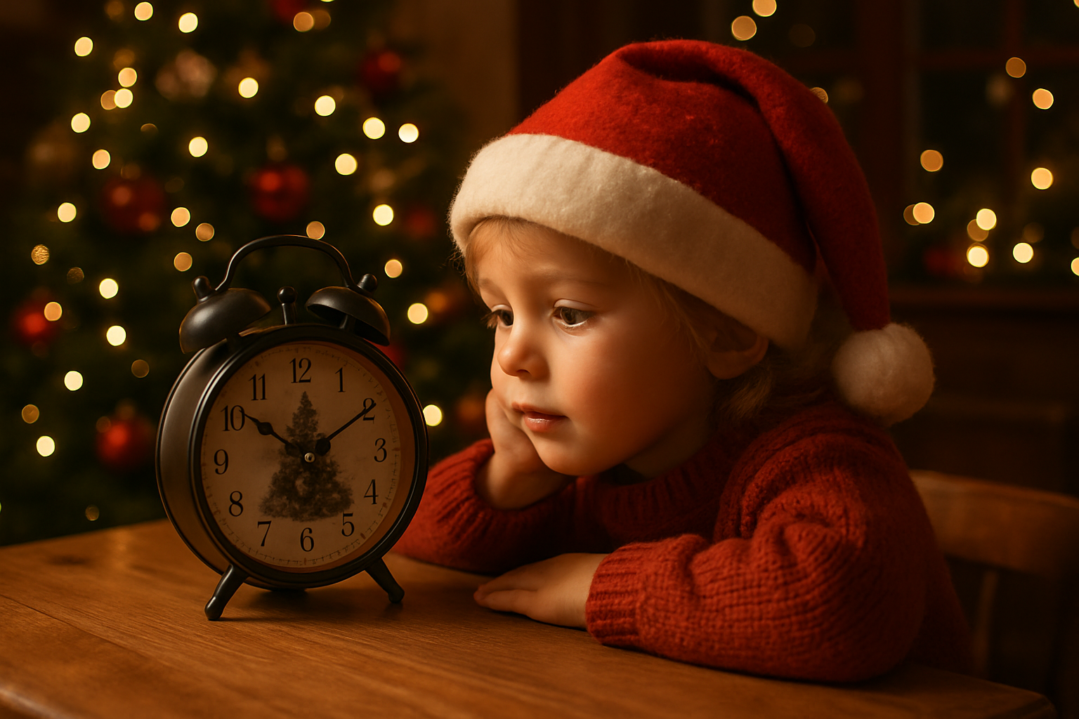 när är det jul - Illustration