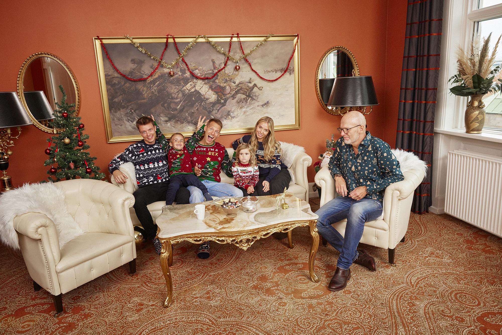 jultröja hela familjen - Illustration