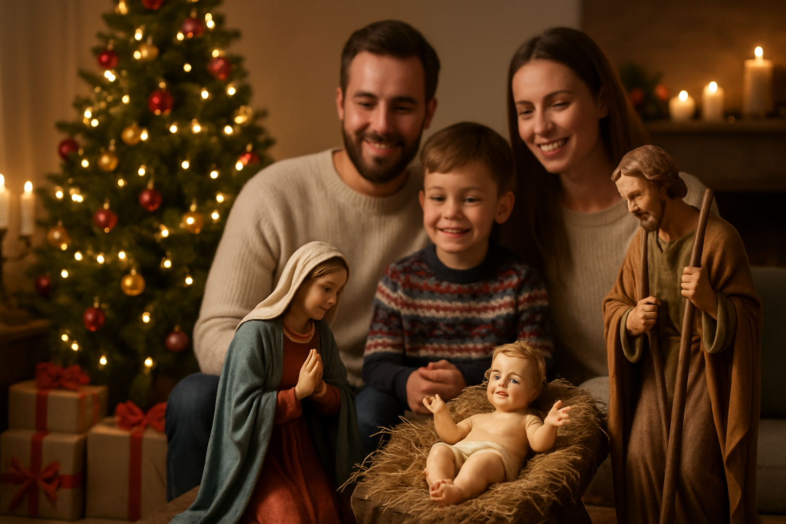 varför firar vi jul - Illustration