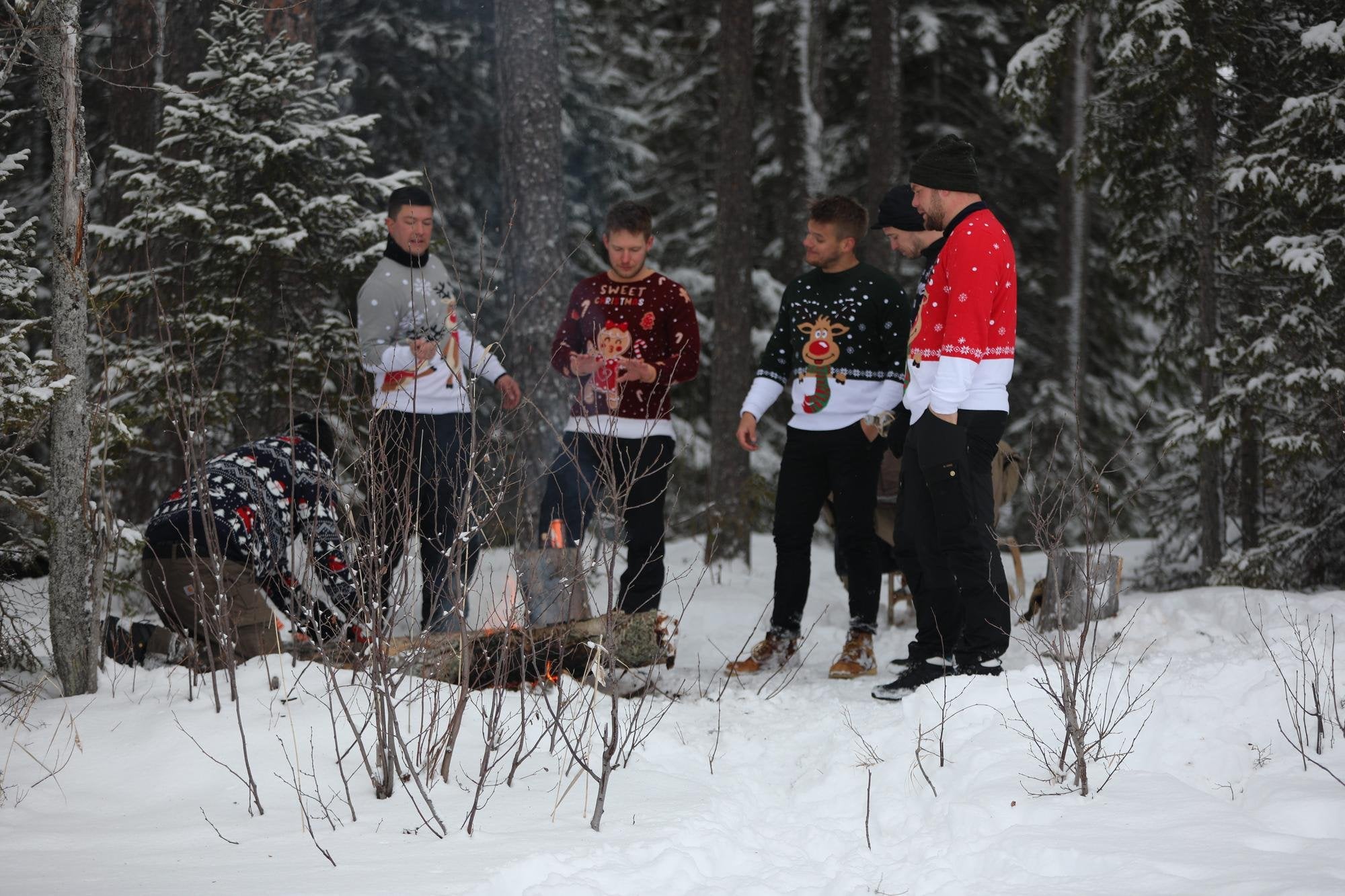 god jul när - Illustration