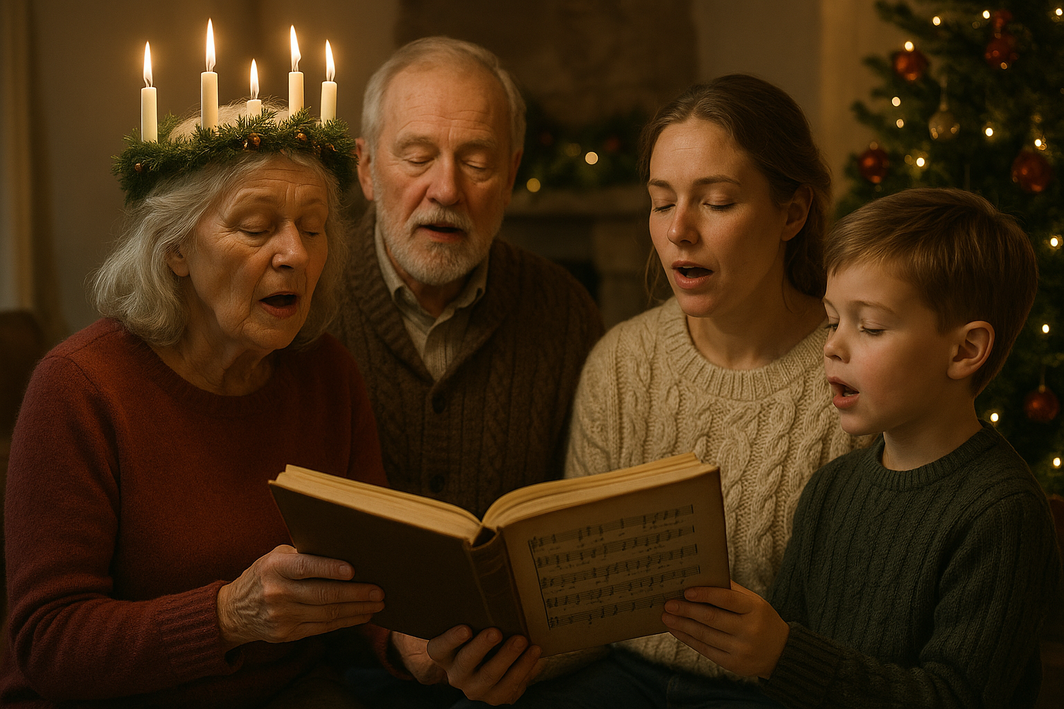 svenska julsånger - Illustration