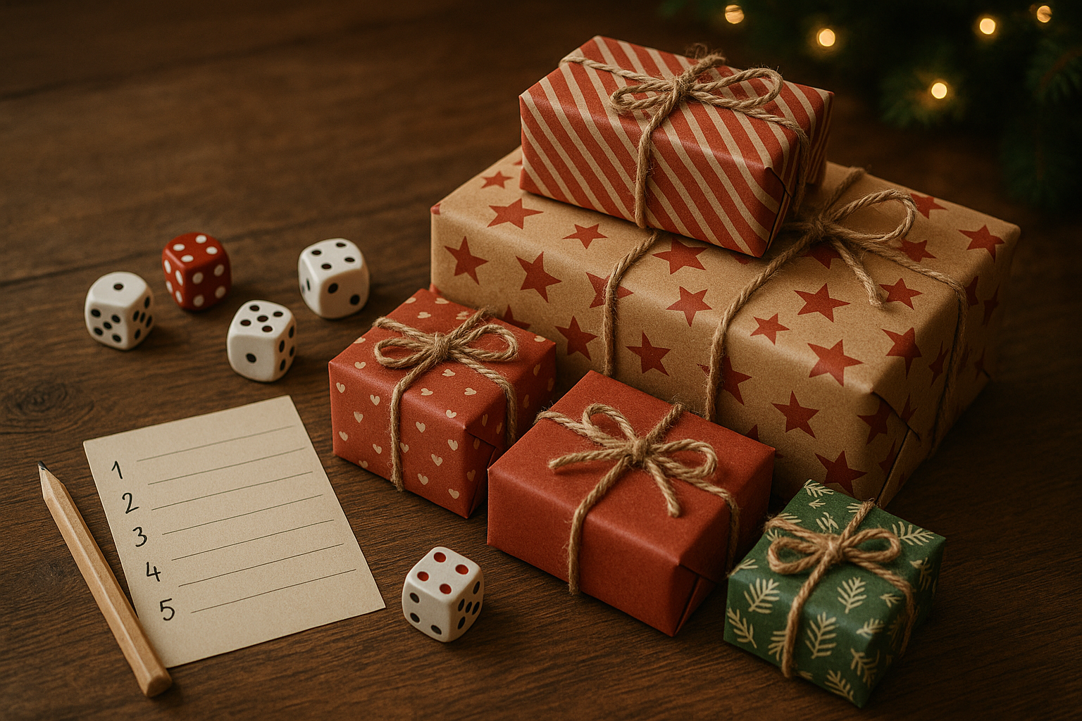 julklappsleken regler - Illustration