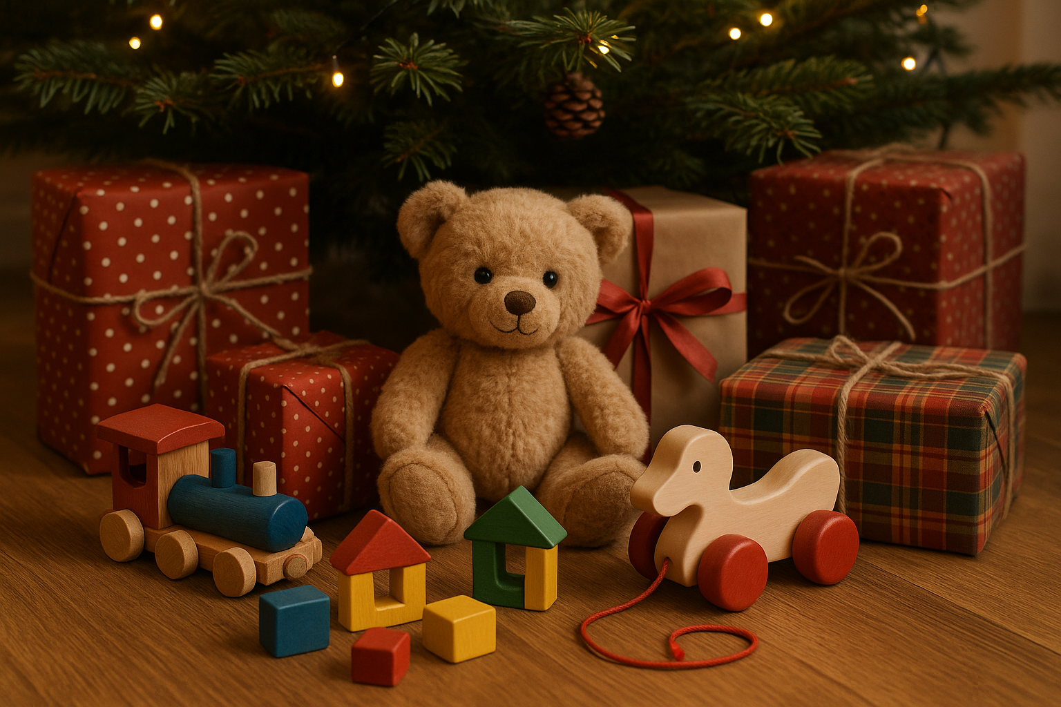 julklappar till barn - Illustration