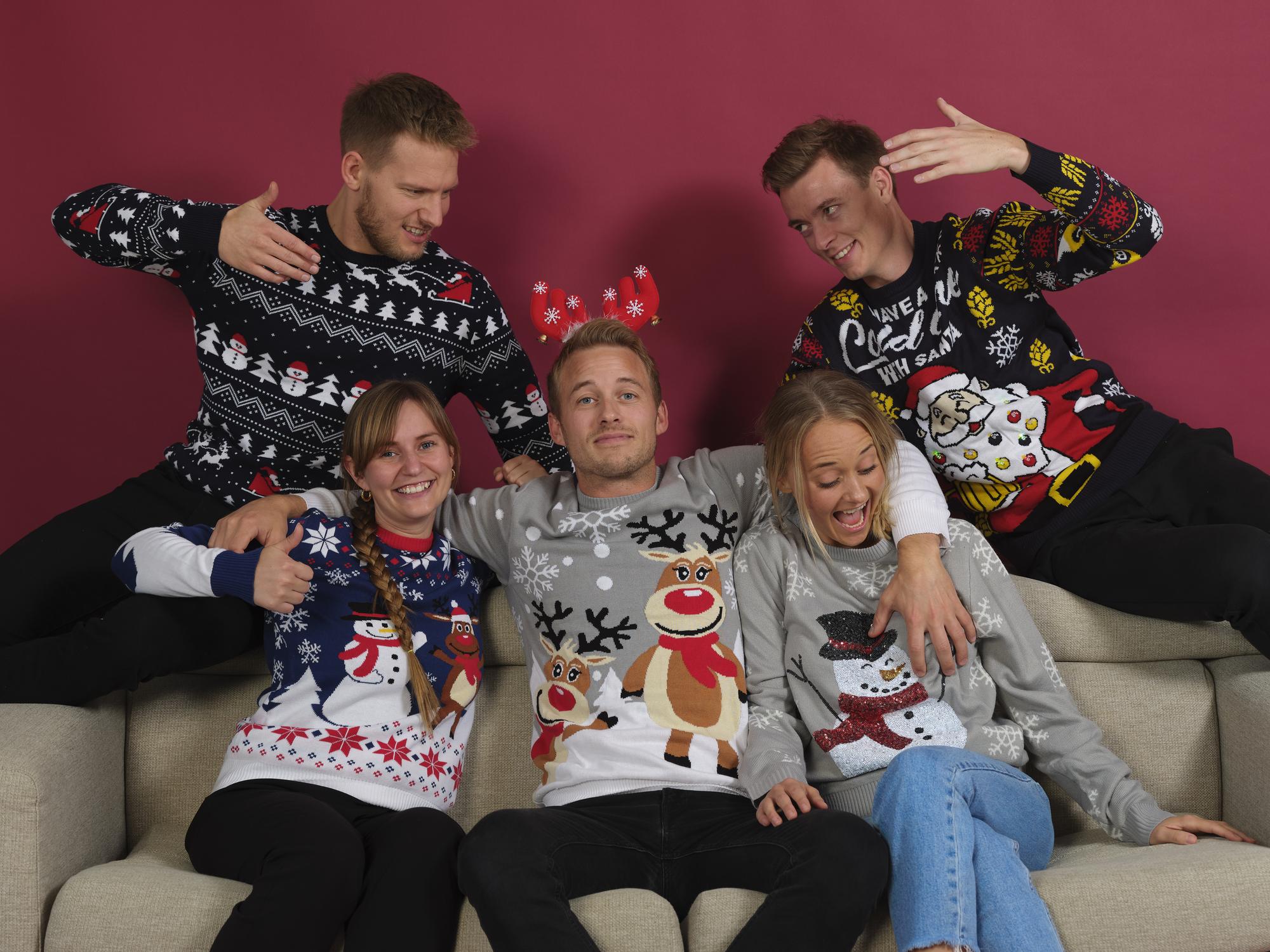 julpyjamas dam - Illustration