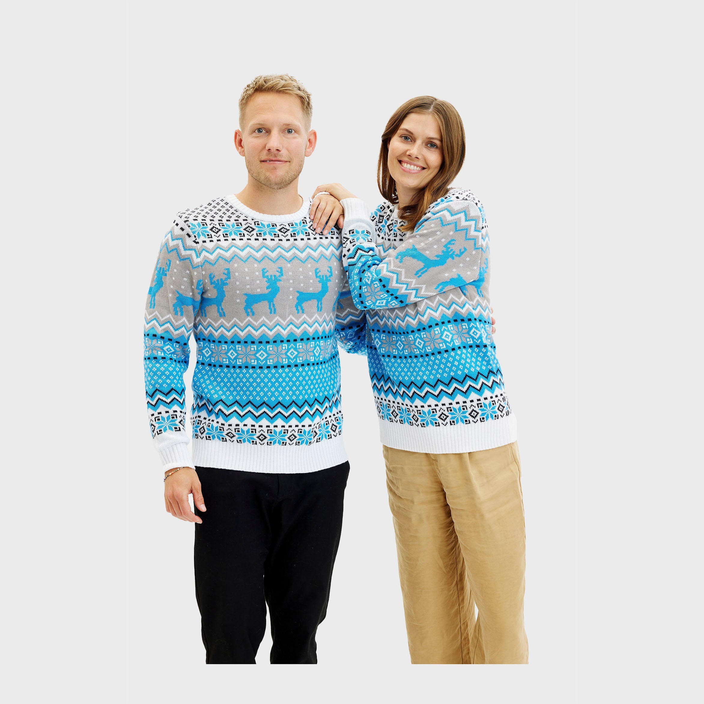 Traditionell Jultröja Blå - Dam