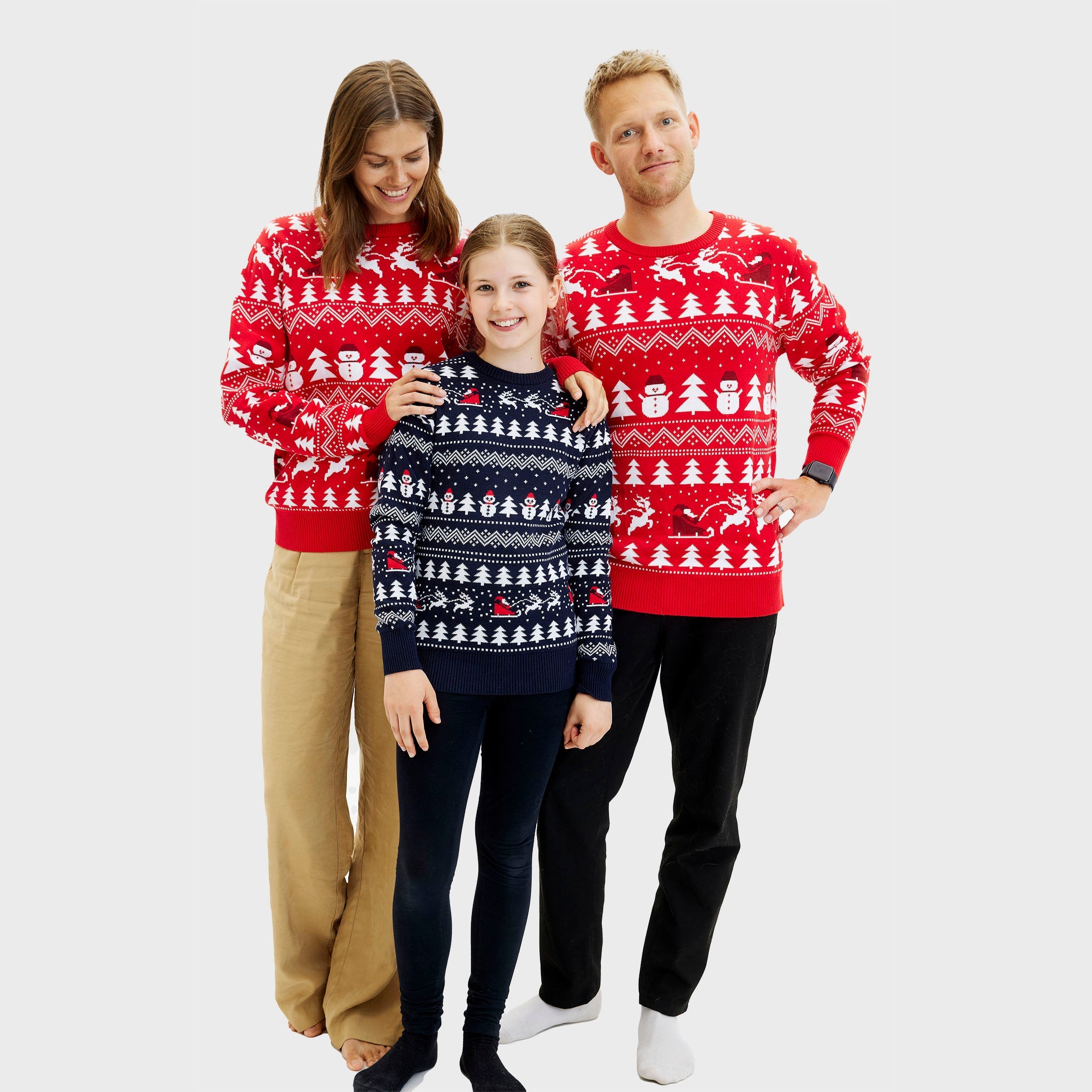 Den snygga jultröja röd - Dame.