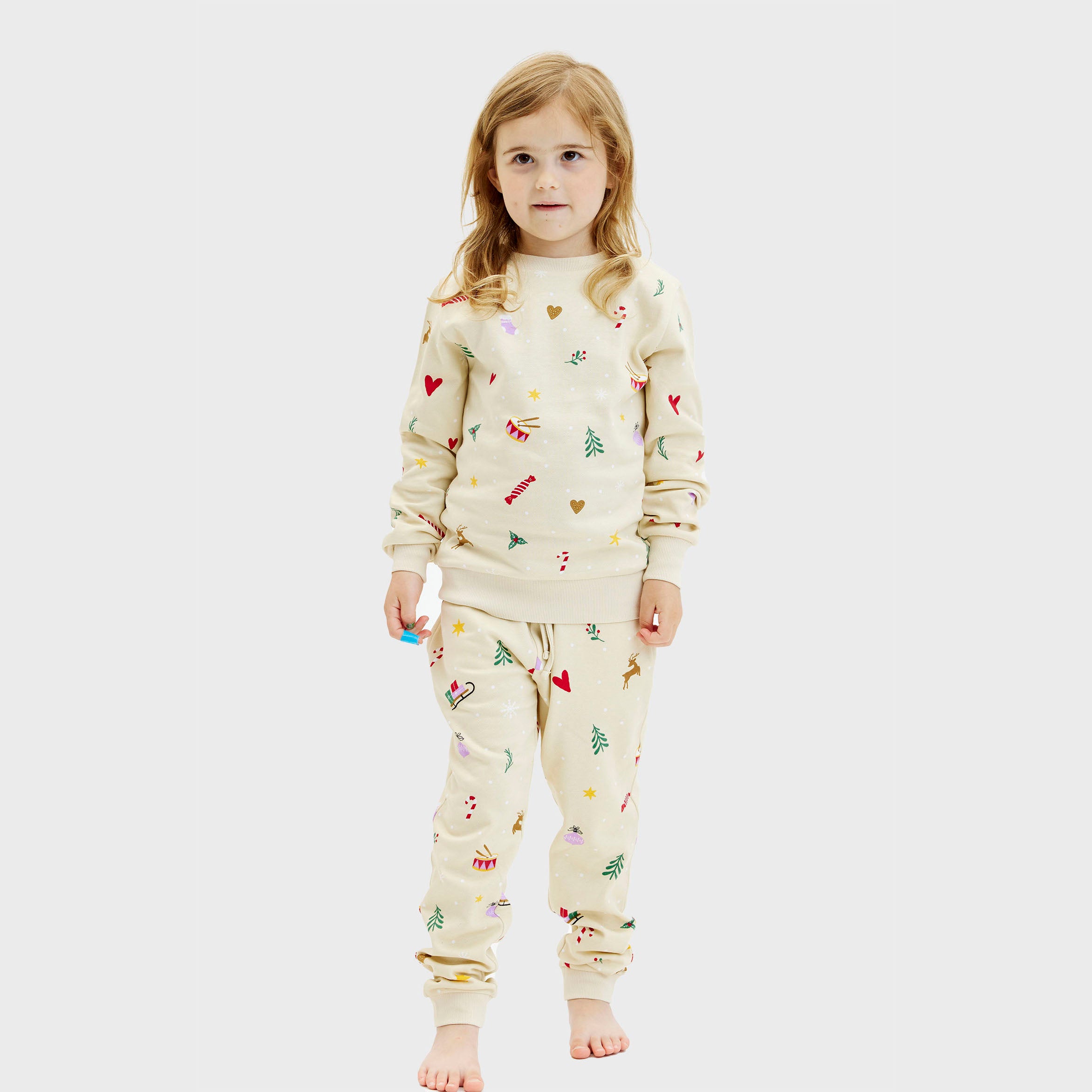 Jul sweatset beige - Barn.