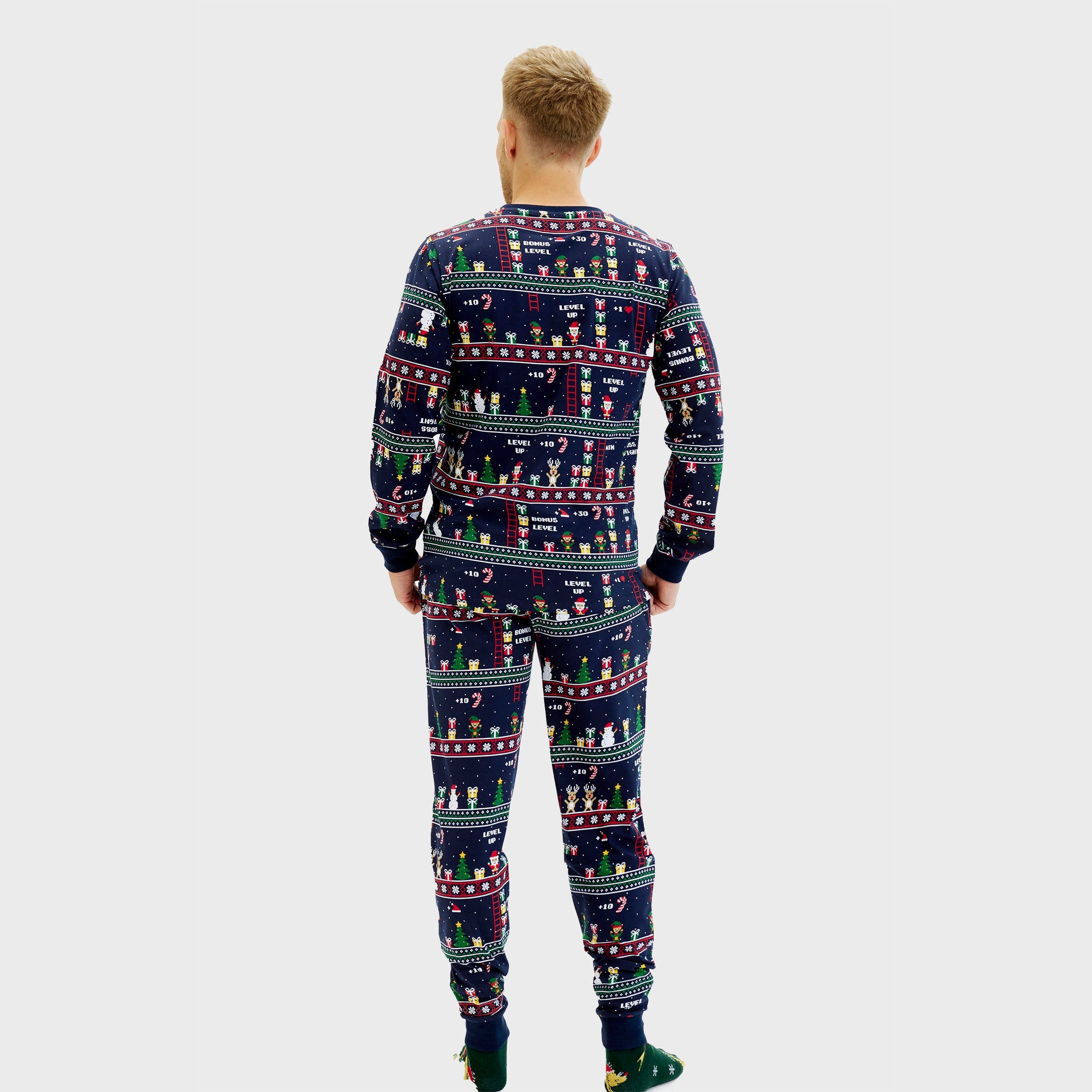 Vintage gamer Julpyjamas - Men.