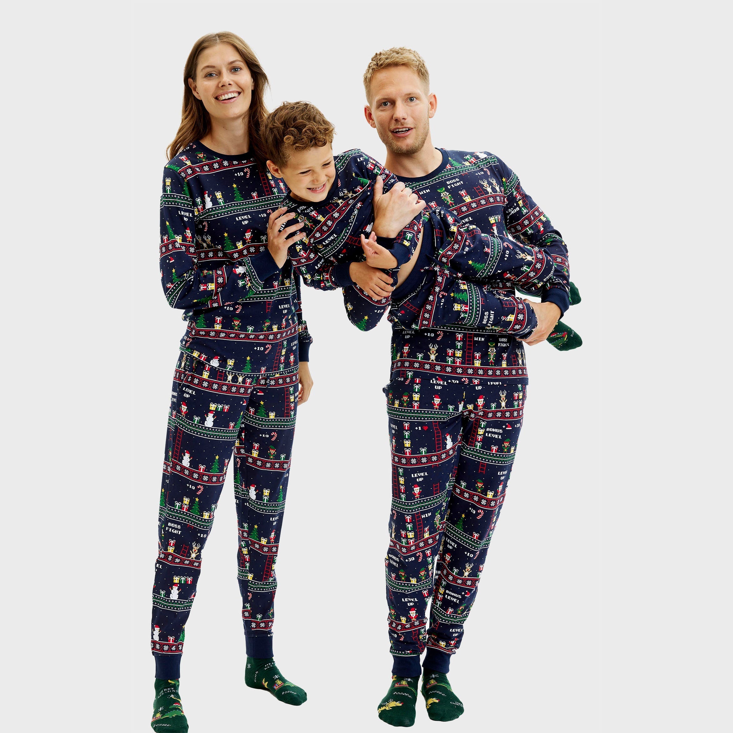 Vintage gamer Julpyjamas - Barn