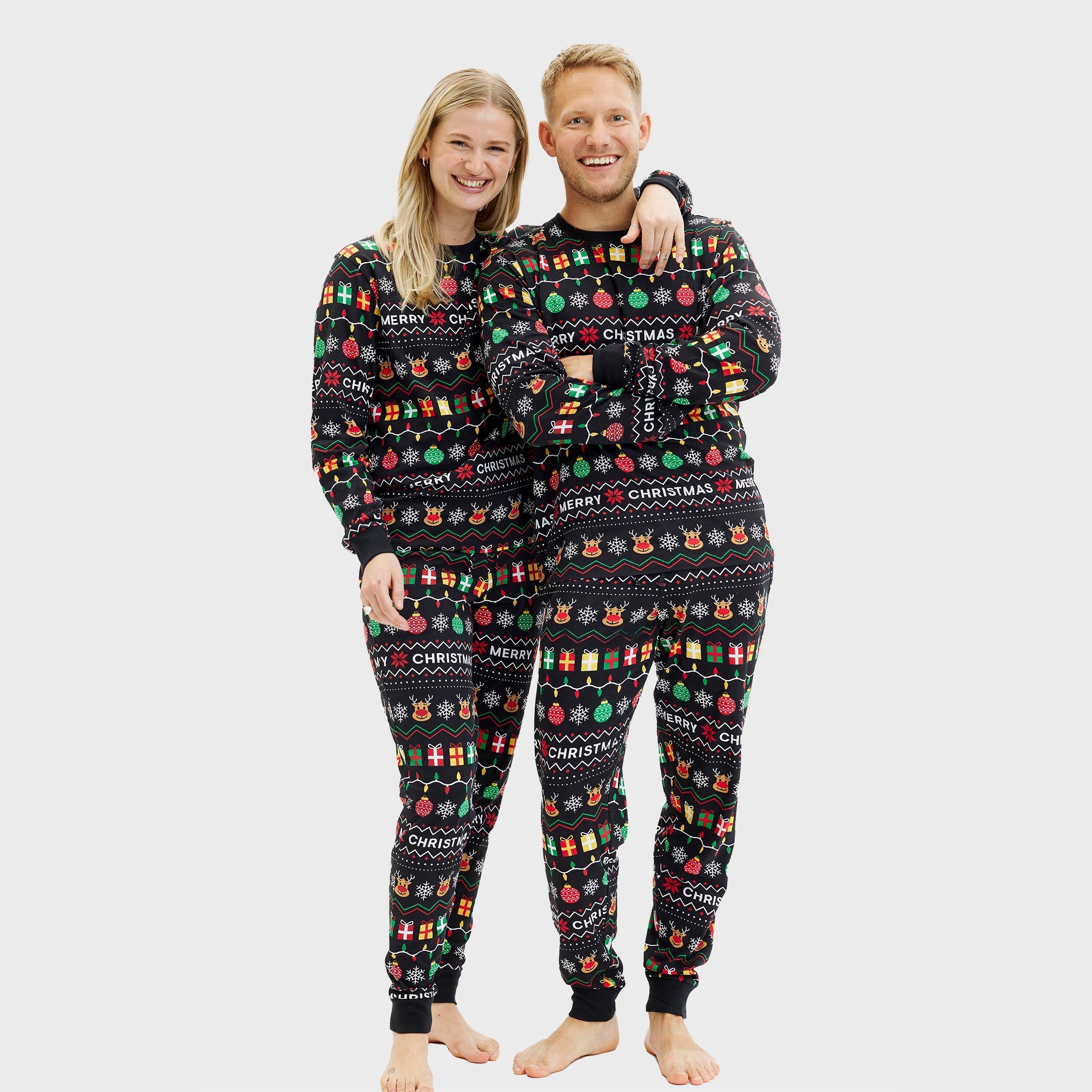 Glad Julpyjamas - Dam.