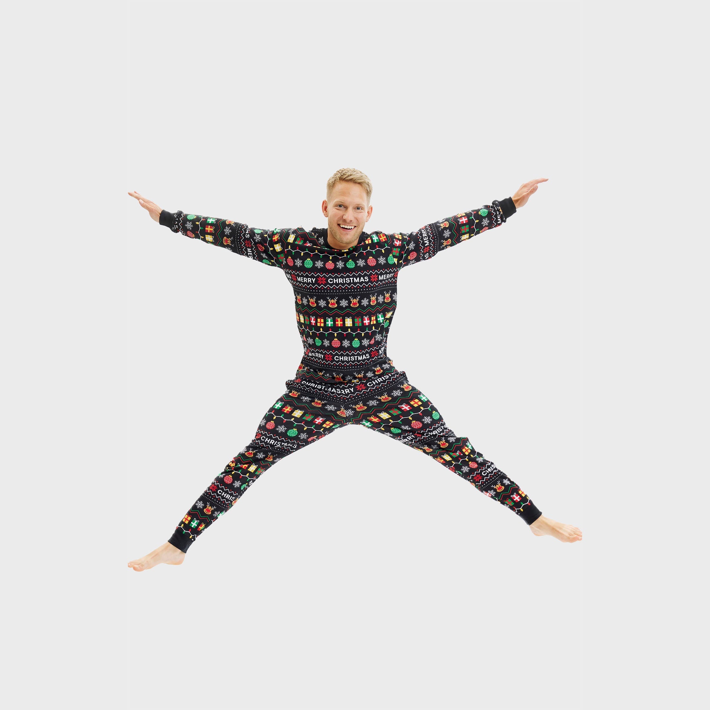 Glad Julpyjamas - Herr.