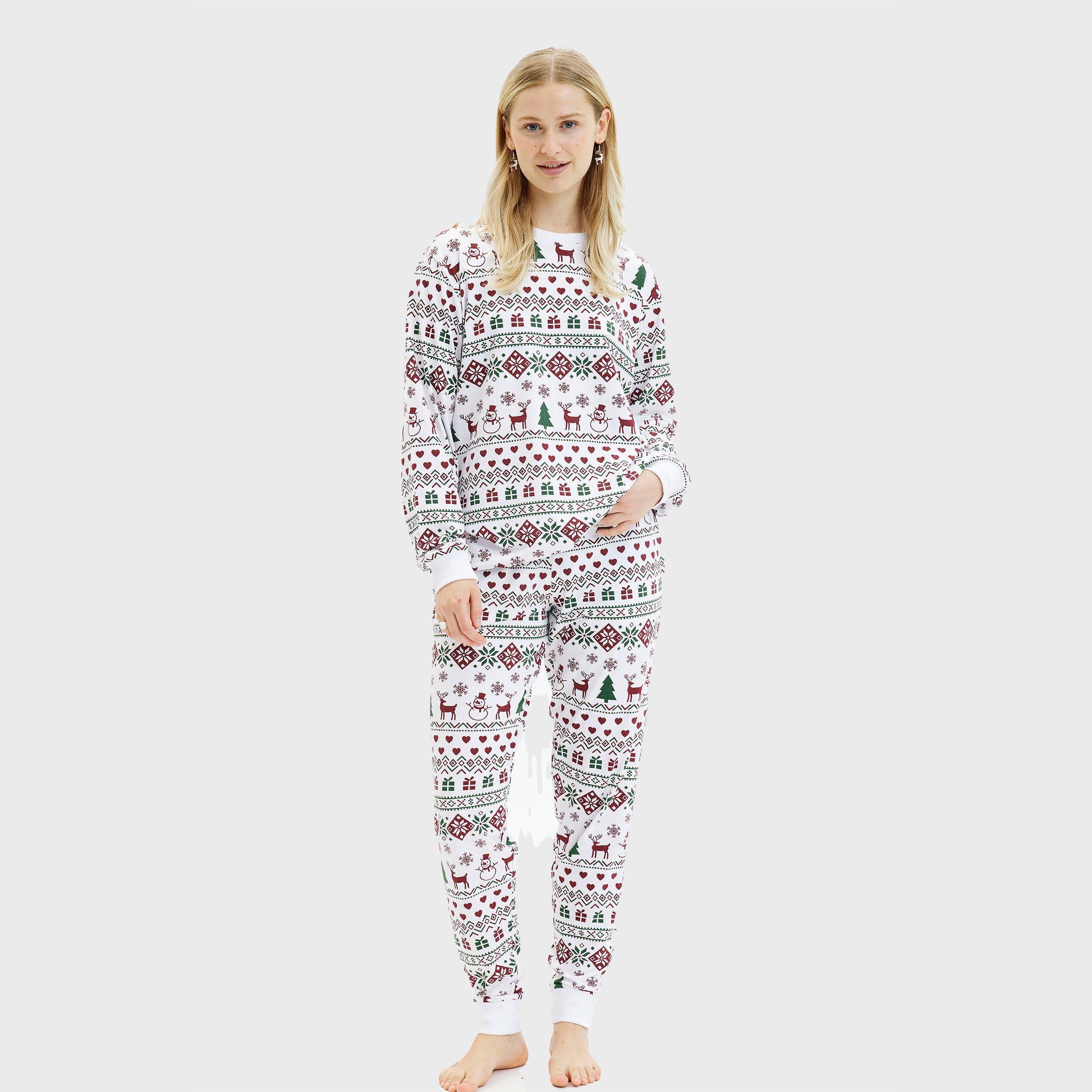 Den fridfulla Julpyjamas - Dam.