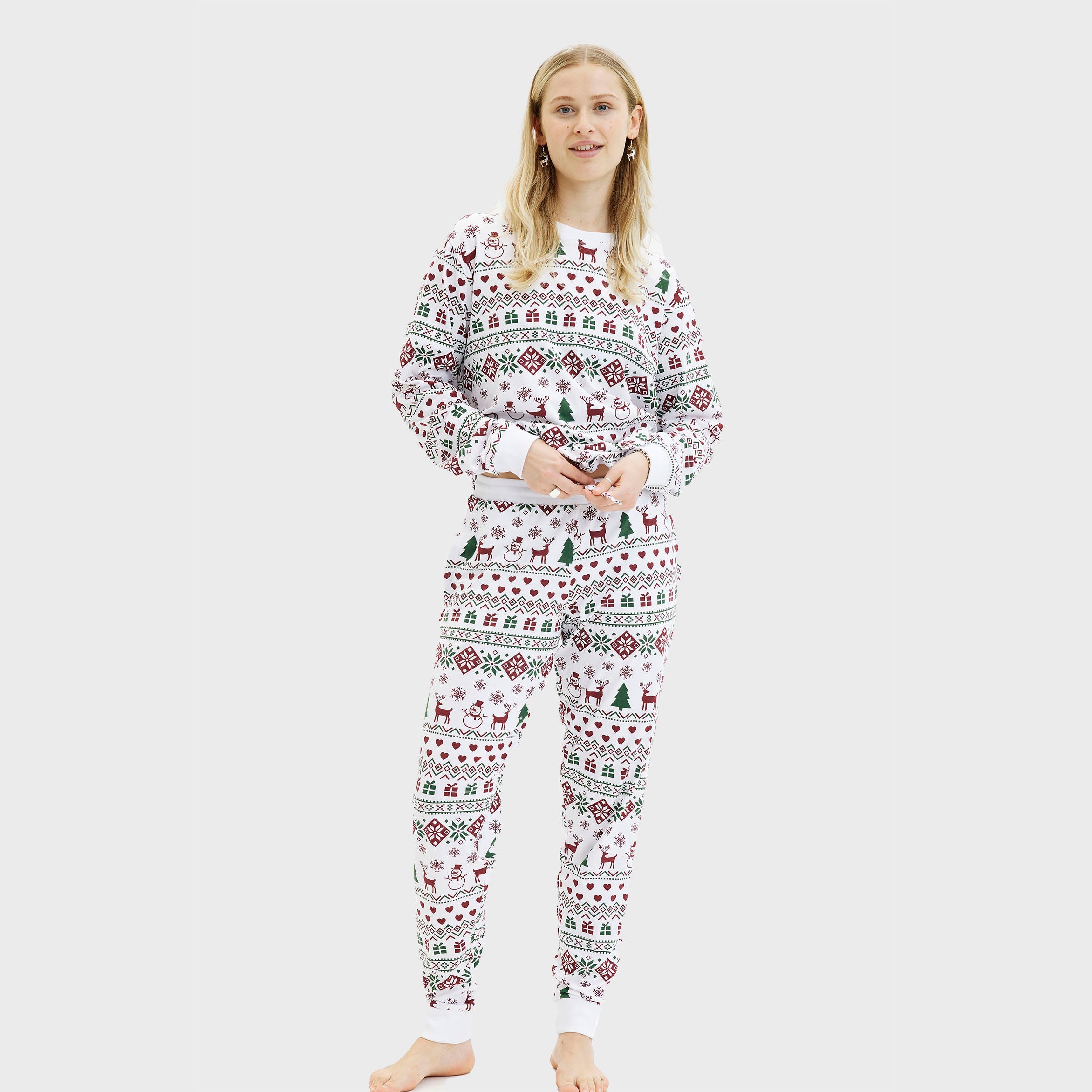 Den fridfulla Julpyjamas - Dam.