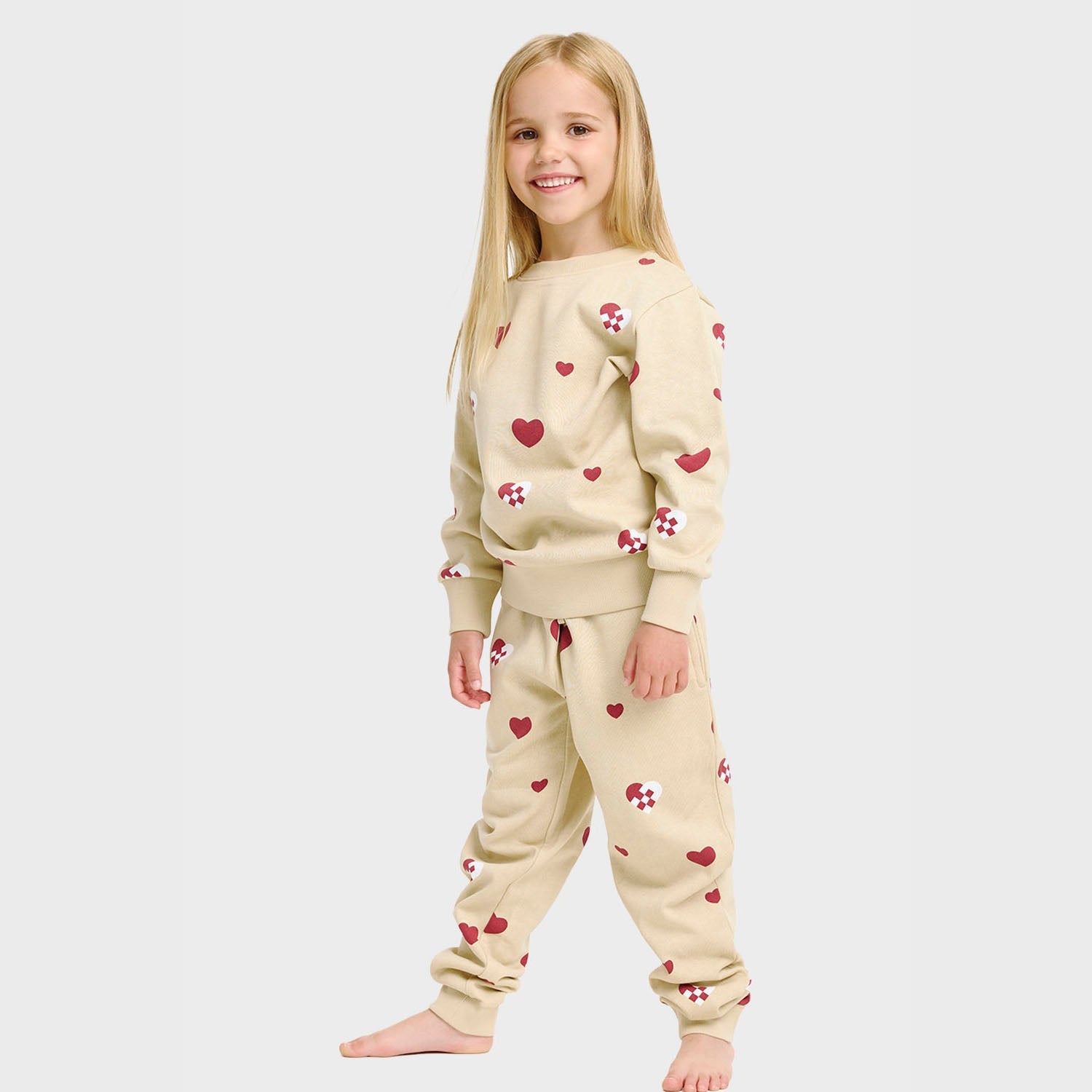 Julehjärta sweatset – Barn