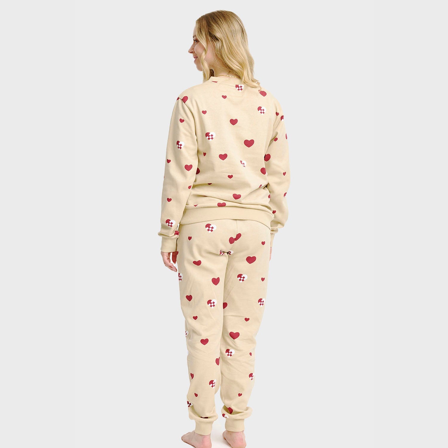 Julehjärta sweatset – Dam