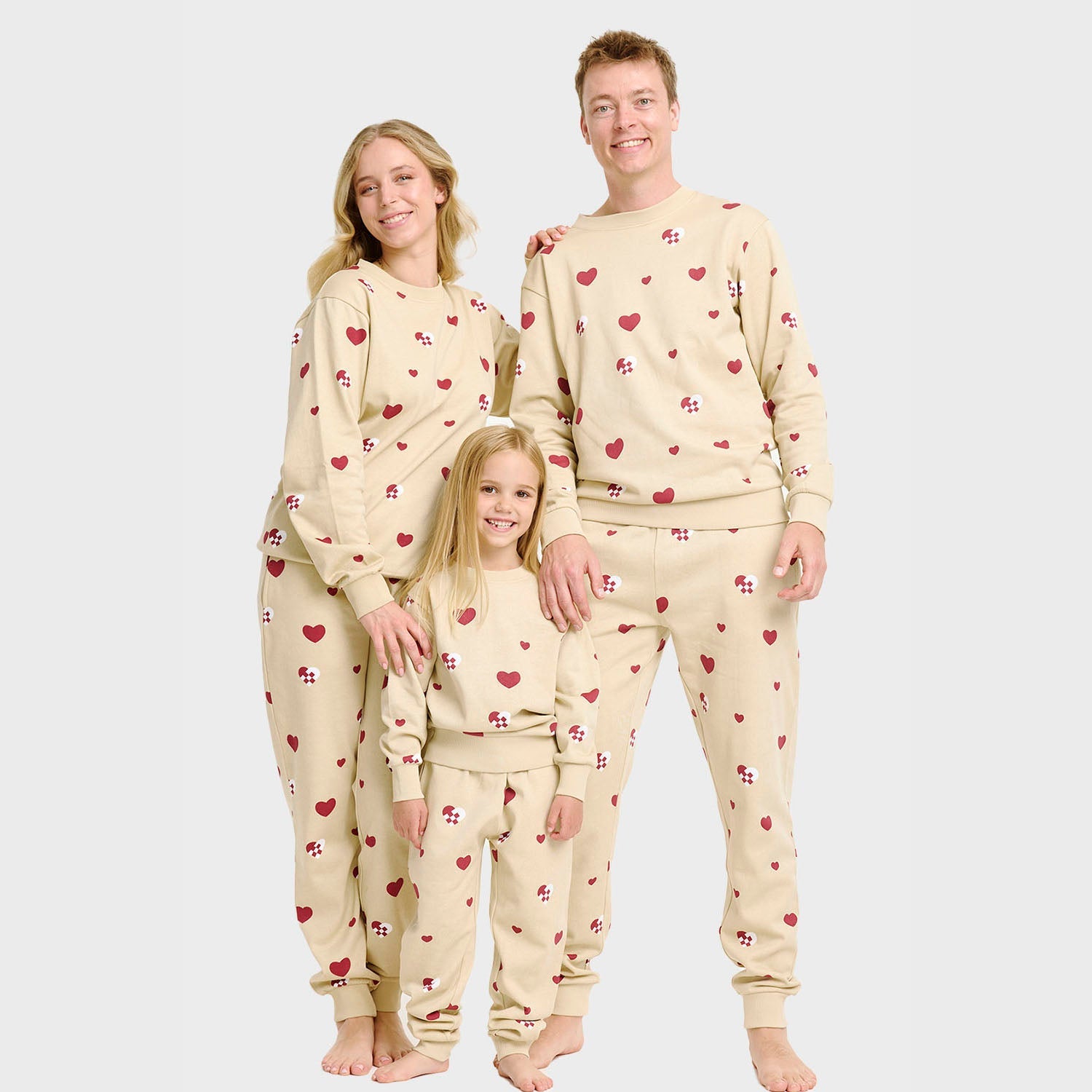 Julehjärta sweatset – Dam