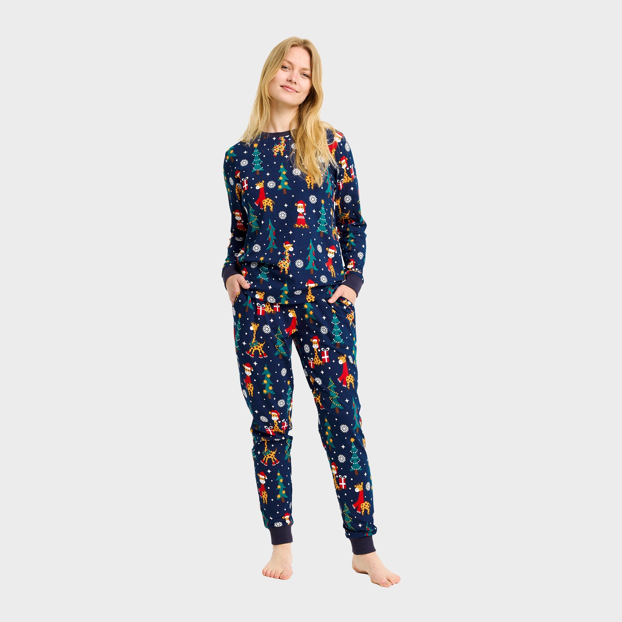 Giraff julpyjamas – Dam