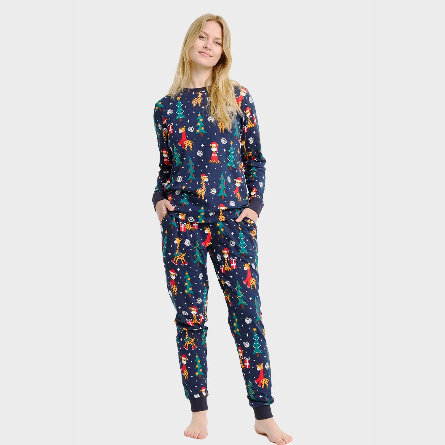 Giraff julpyjamas – Dam