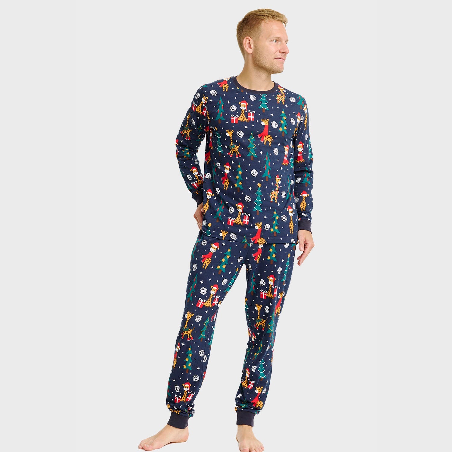 Giraff julpyjamas – Herr
