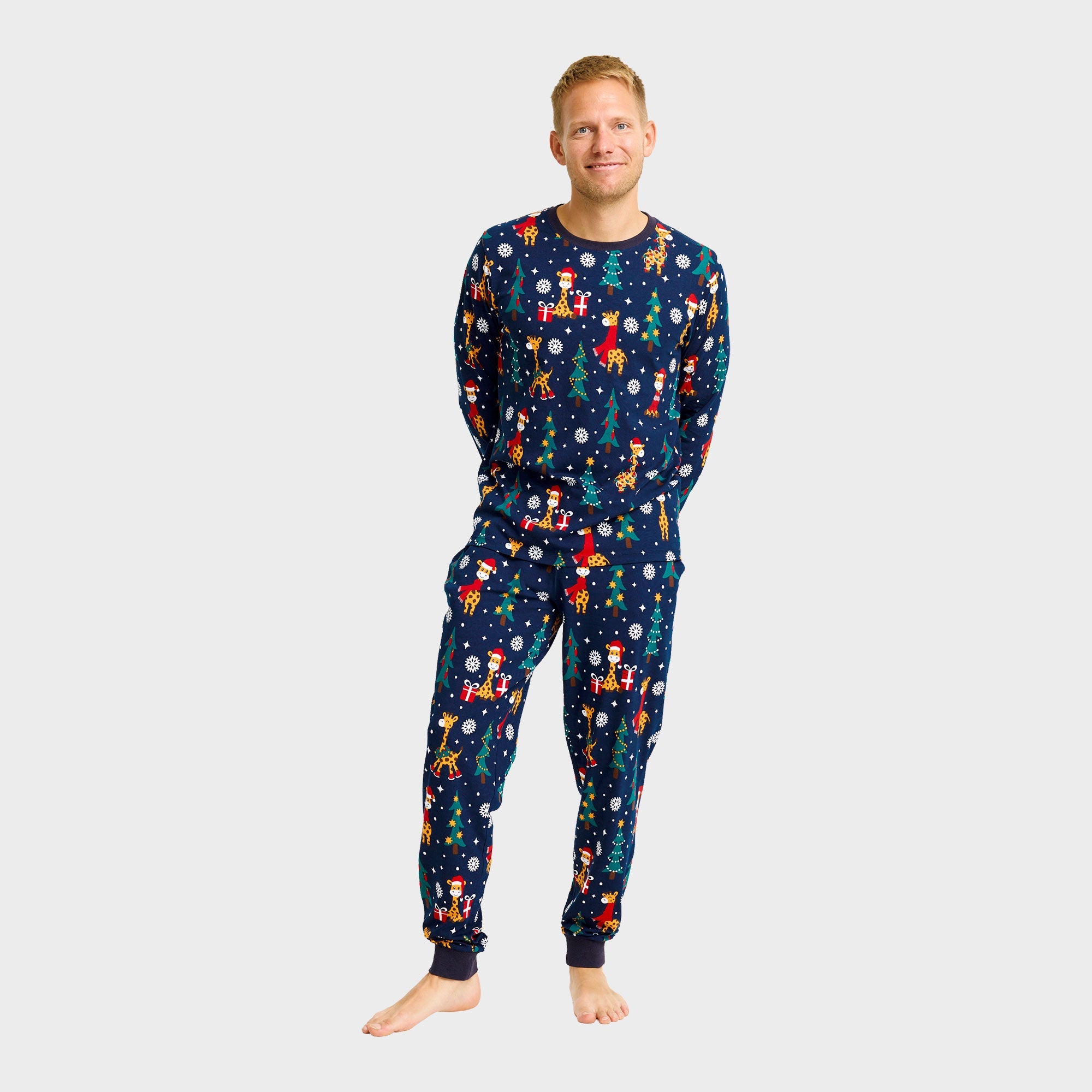 Giraff julpyjamas – Herr
