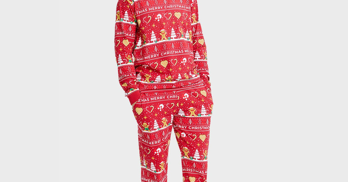 Christmas Cookie julpyjamas röd – Herr | Happy Seasons