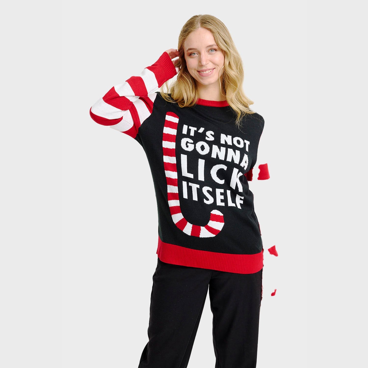 Candy Cane jultröja – Dam