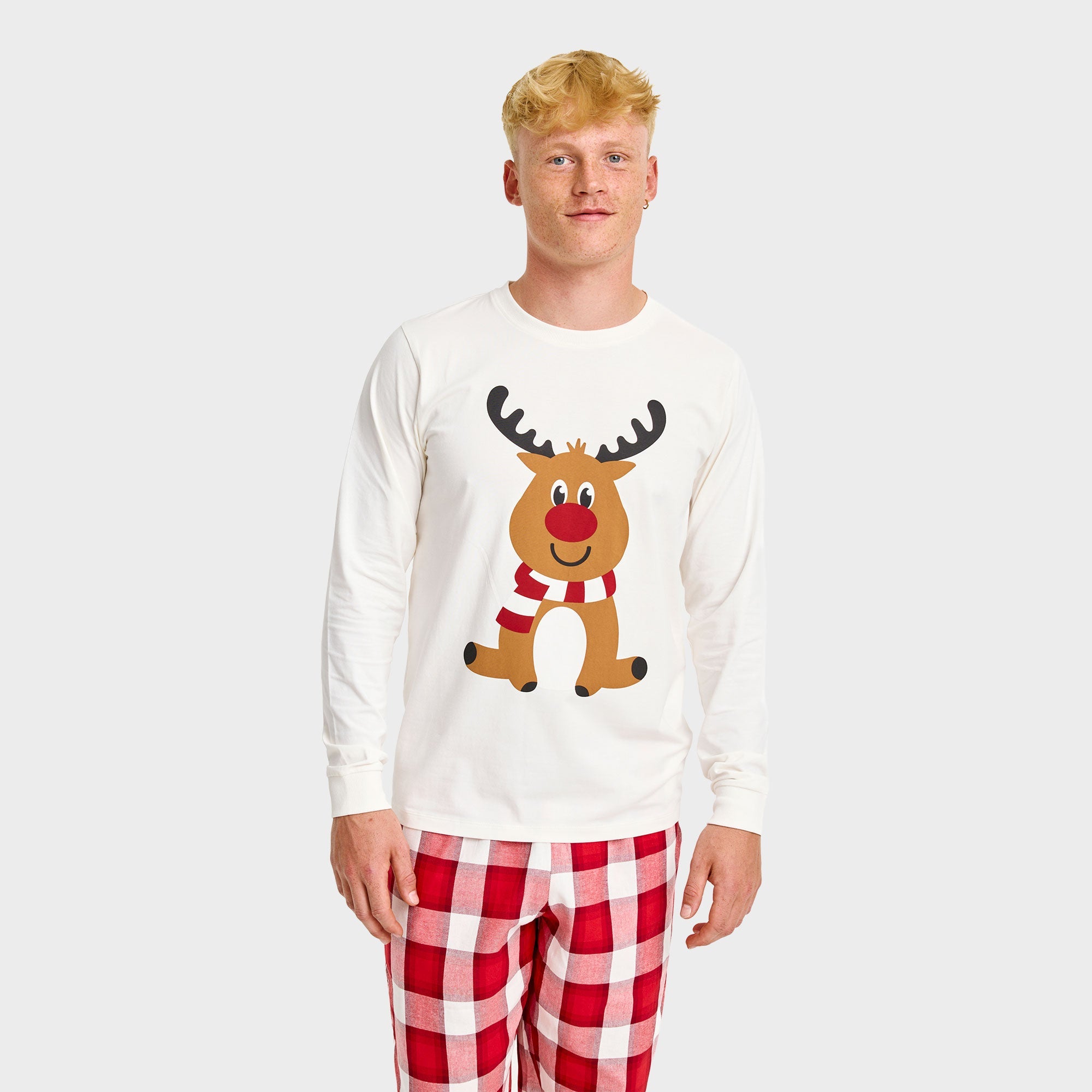 Renens Flanell-Julpyjamas - Herr