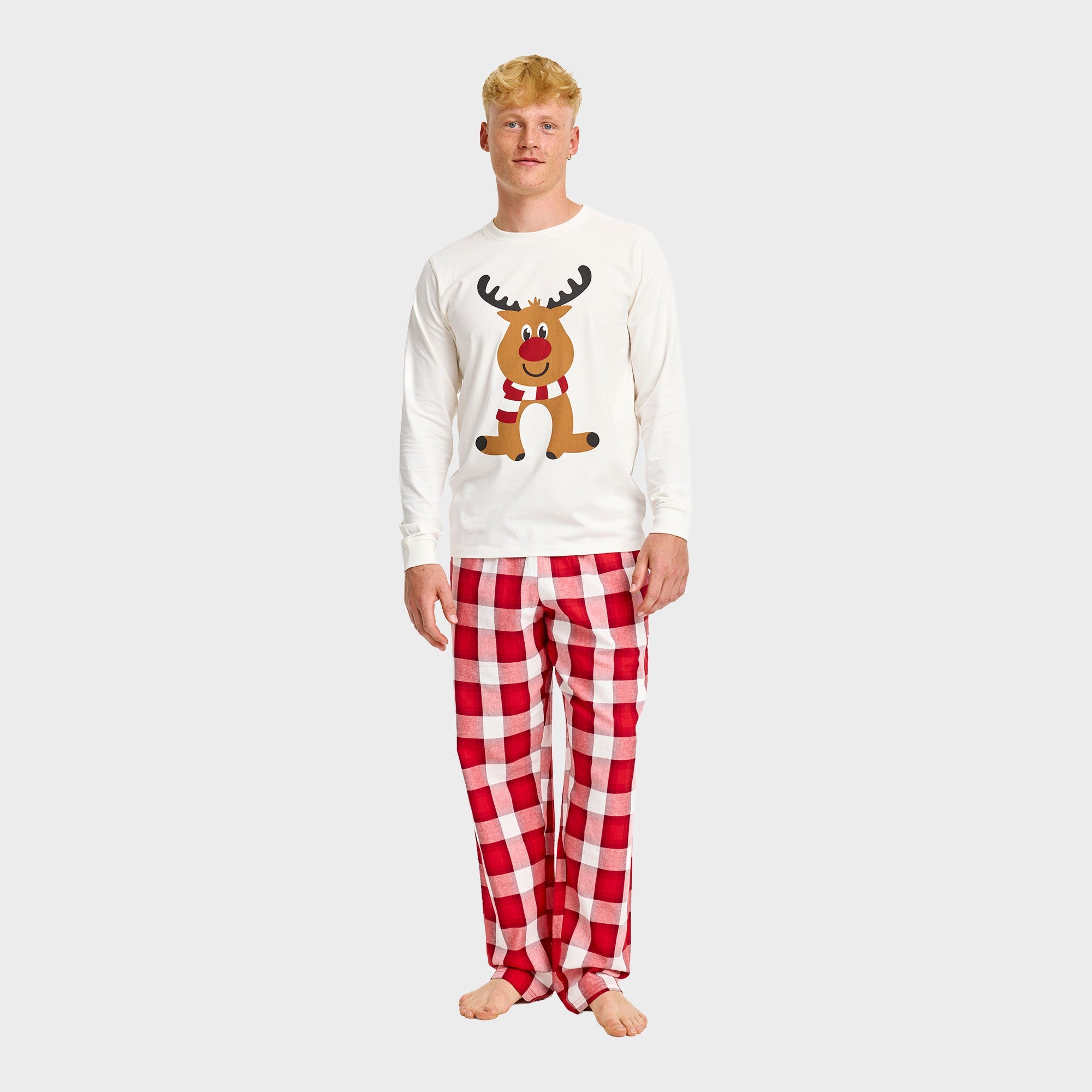 Flanell julbyxor – Herr