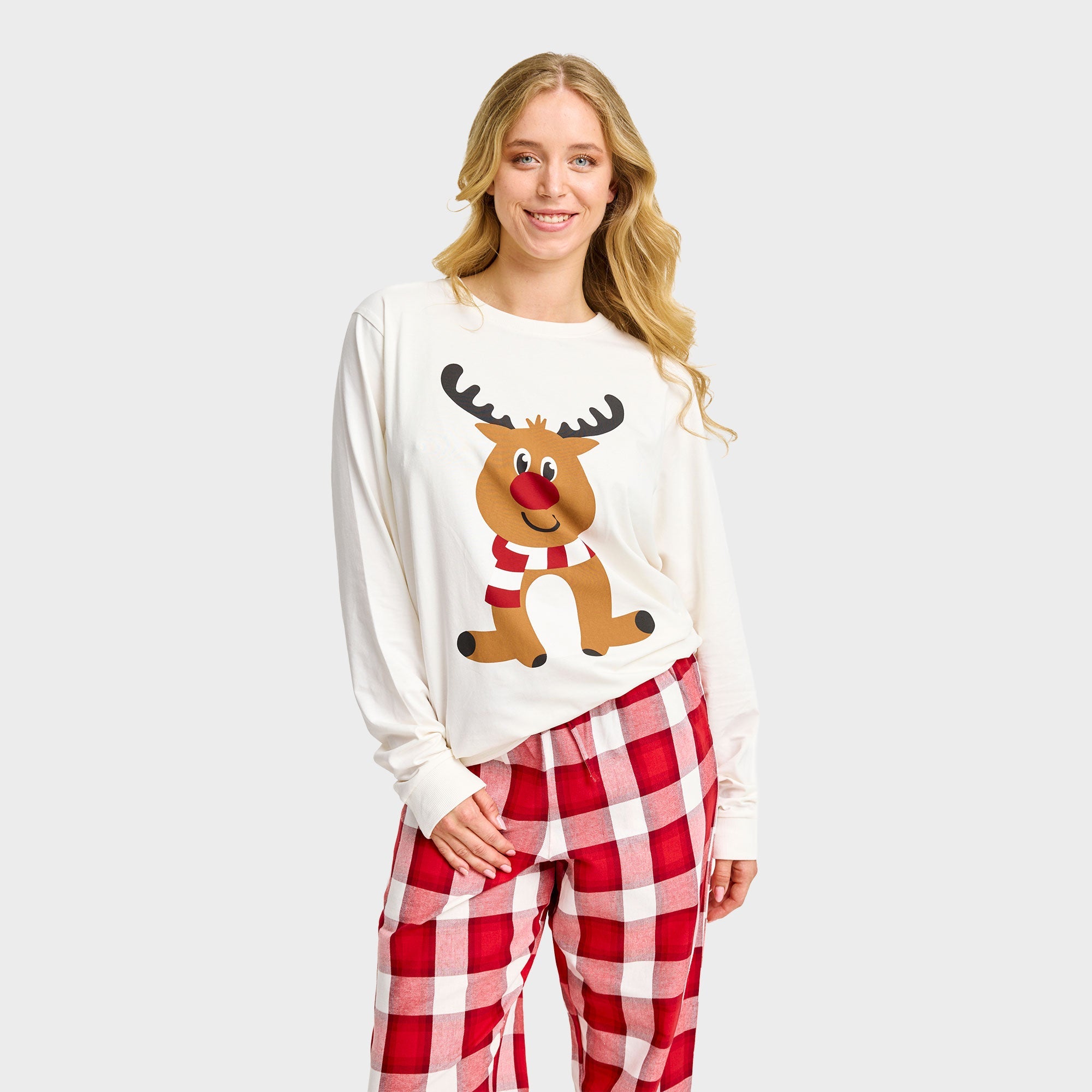 Renens Flanell-Julpyjamas - Dam