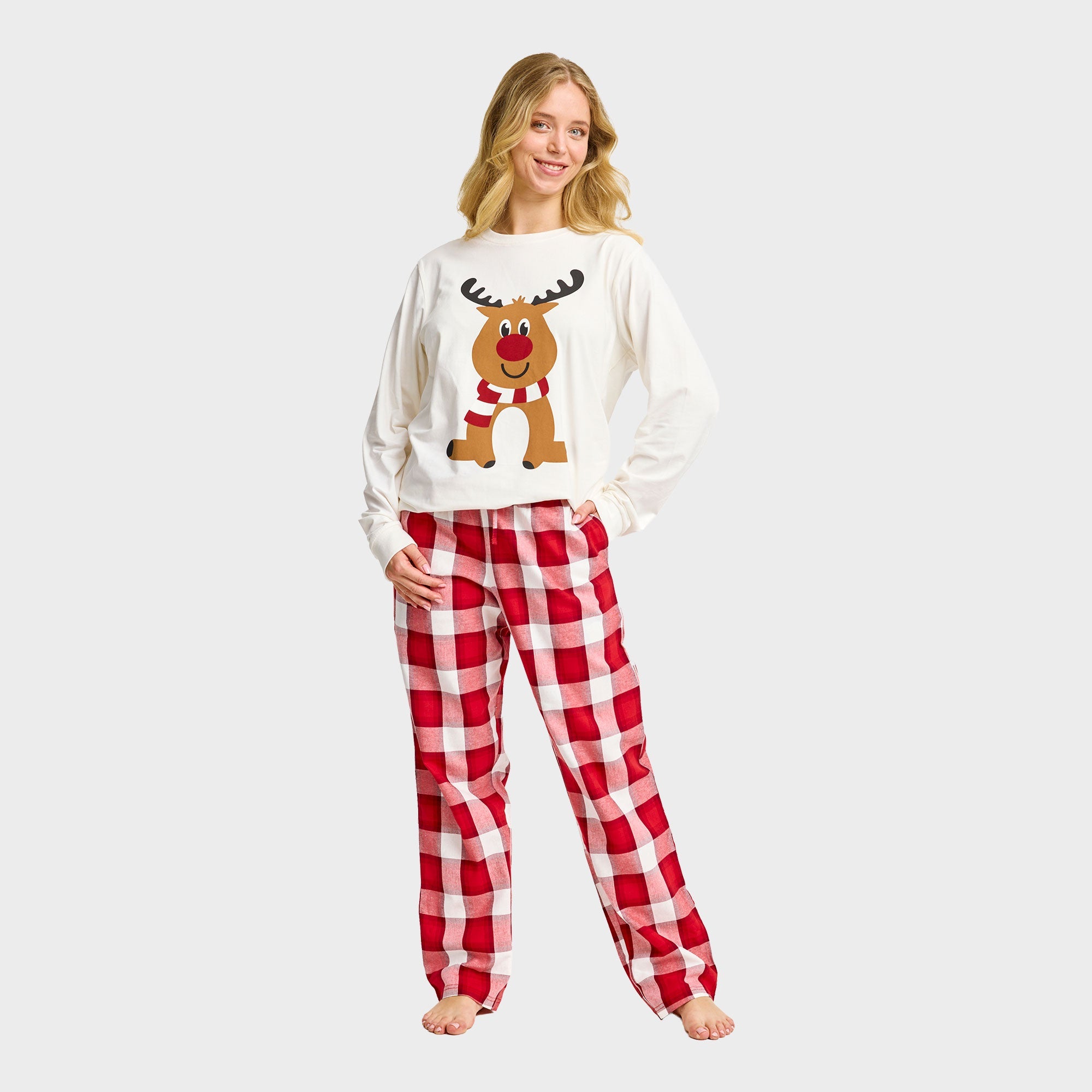 Renens Flanell-Julpyjamas - Dam