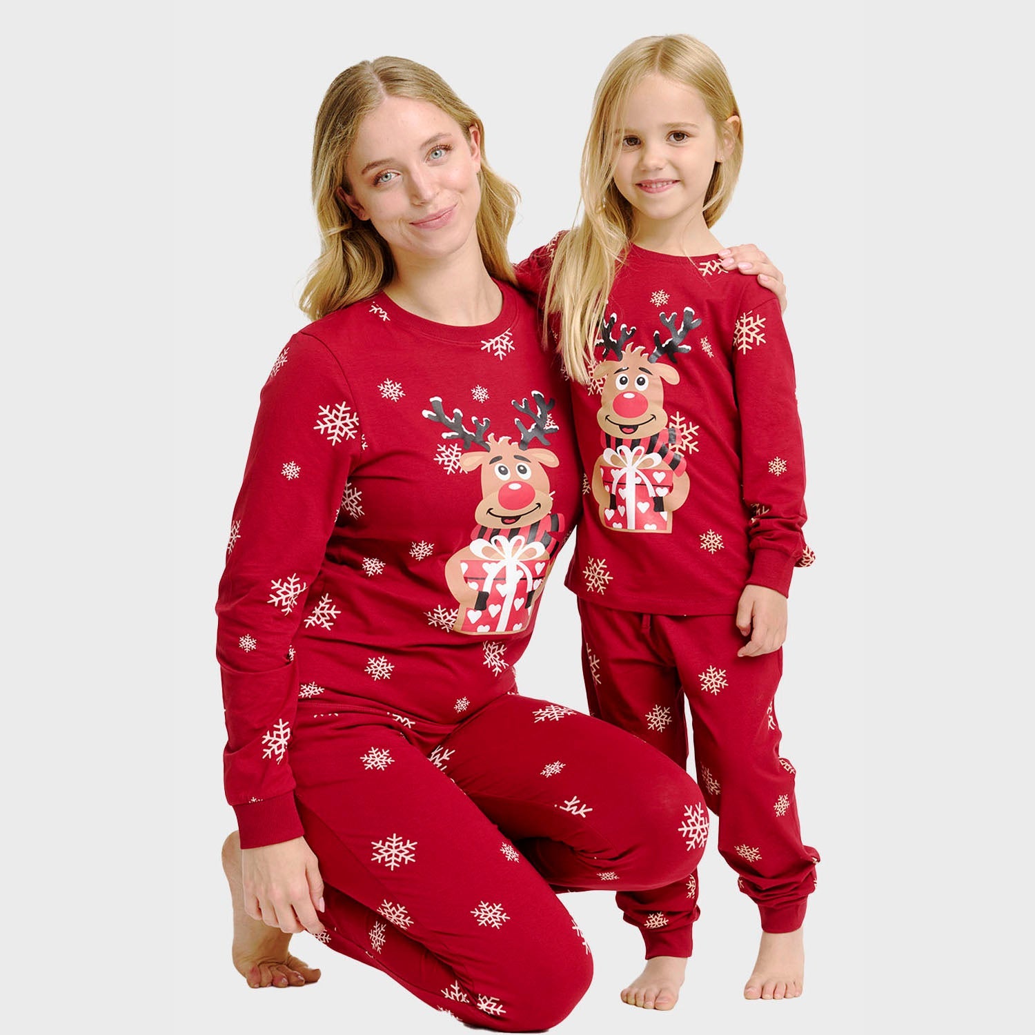 Rudolfs Cute julpyjamas för barn