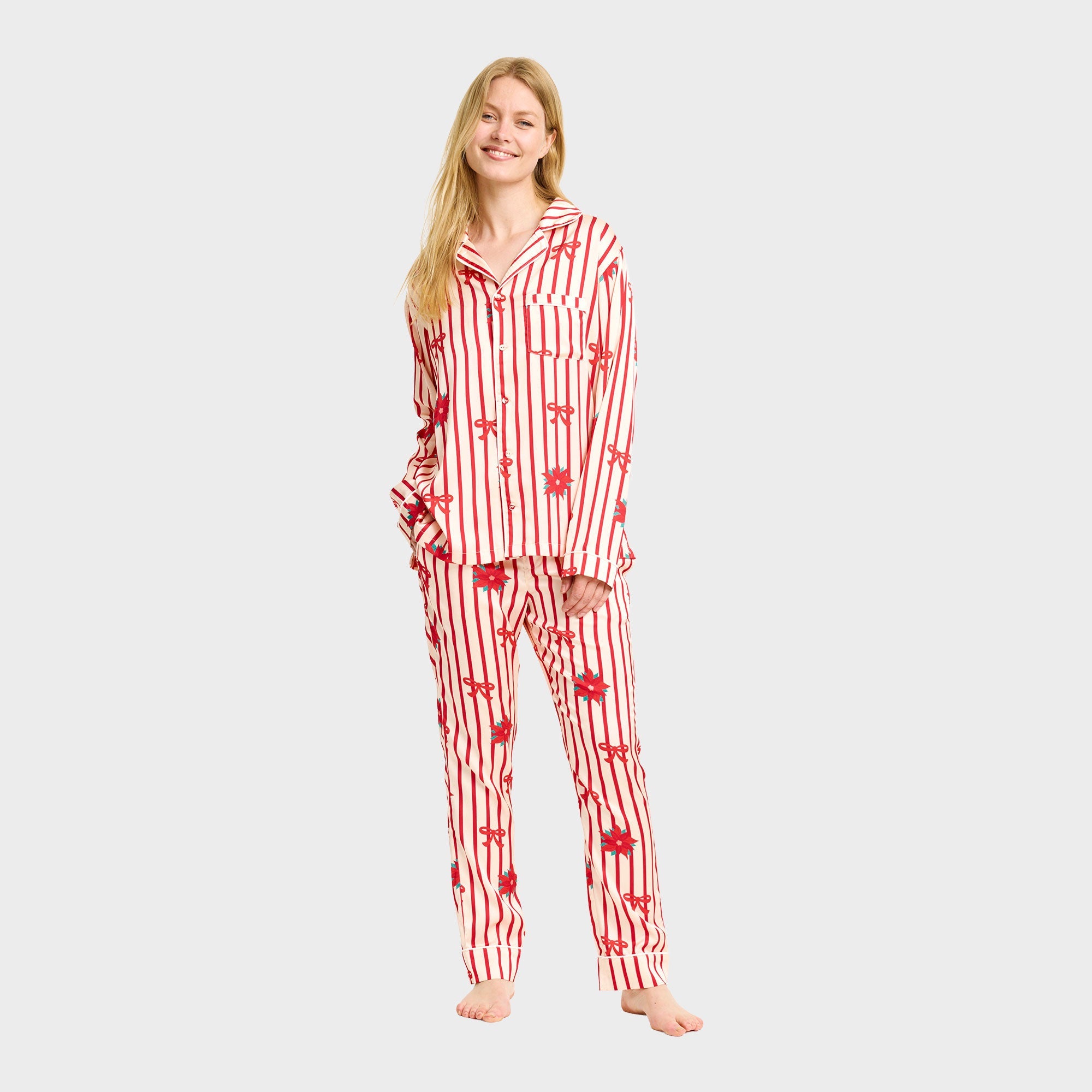 Satinpyjamas – Dam