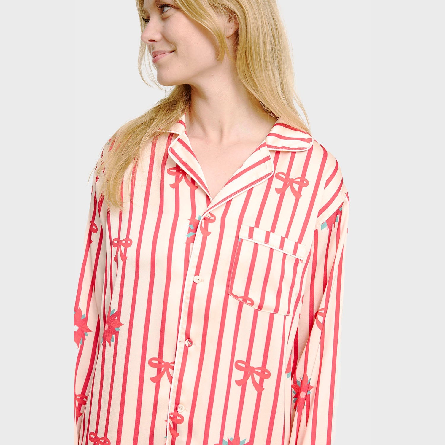 Satinpyjamas – Dam