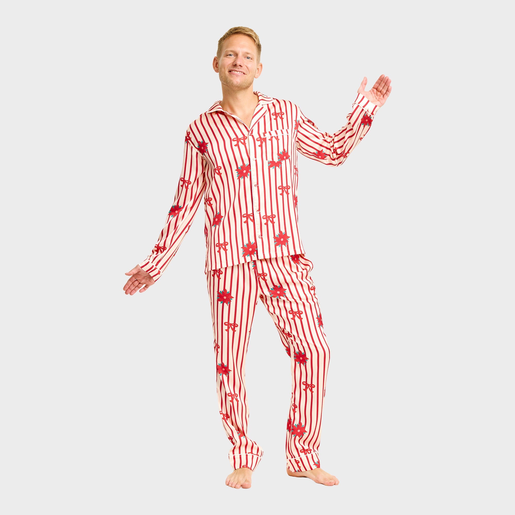 Satinpyjamas – Herr
