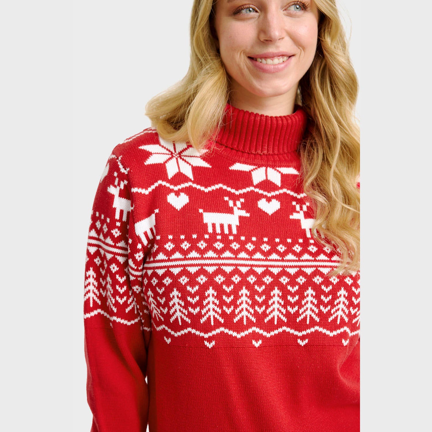 The greenlandish red turtleneck - Dam.