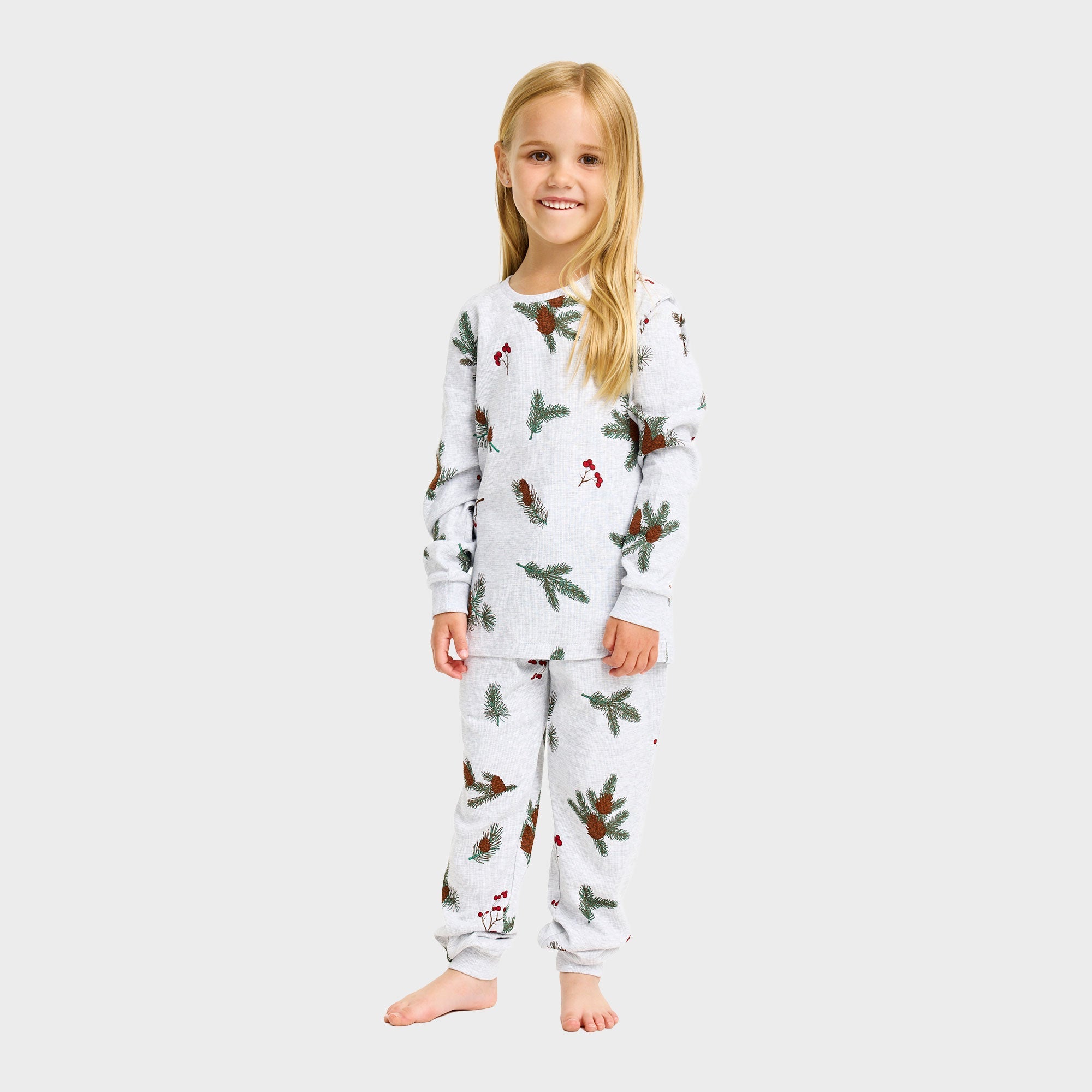 Ribbade pyjamas – Barn