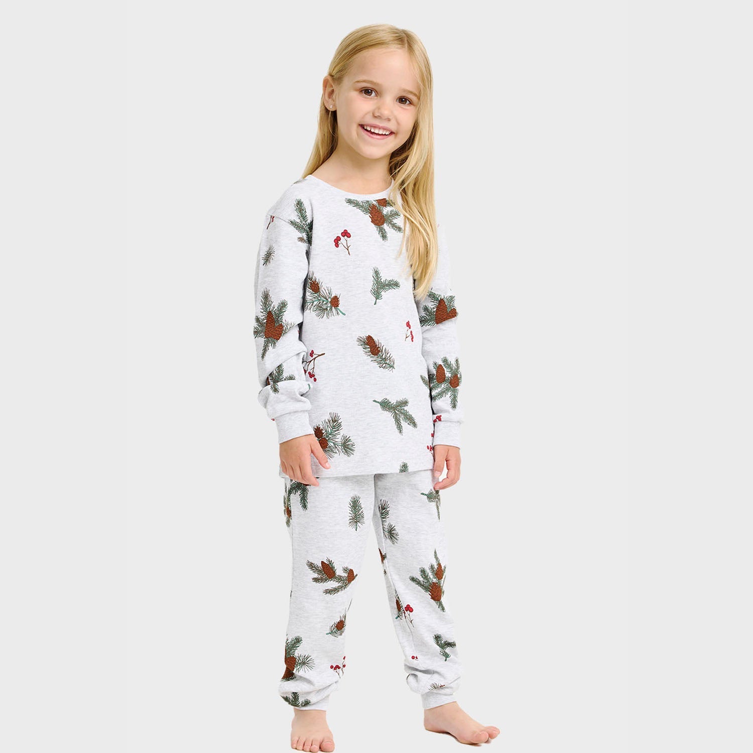 Ribbade pyjamas – Barn