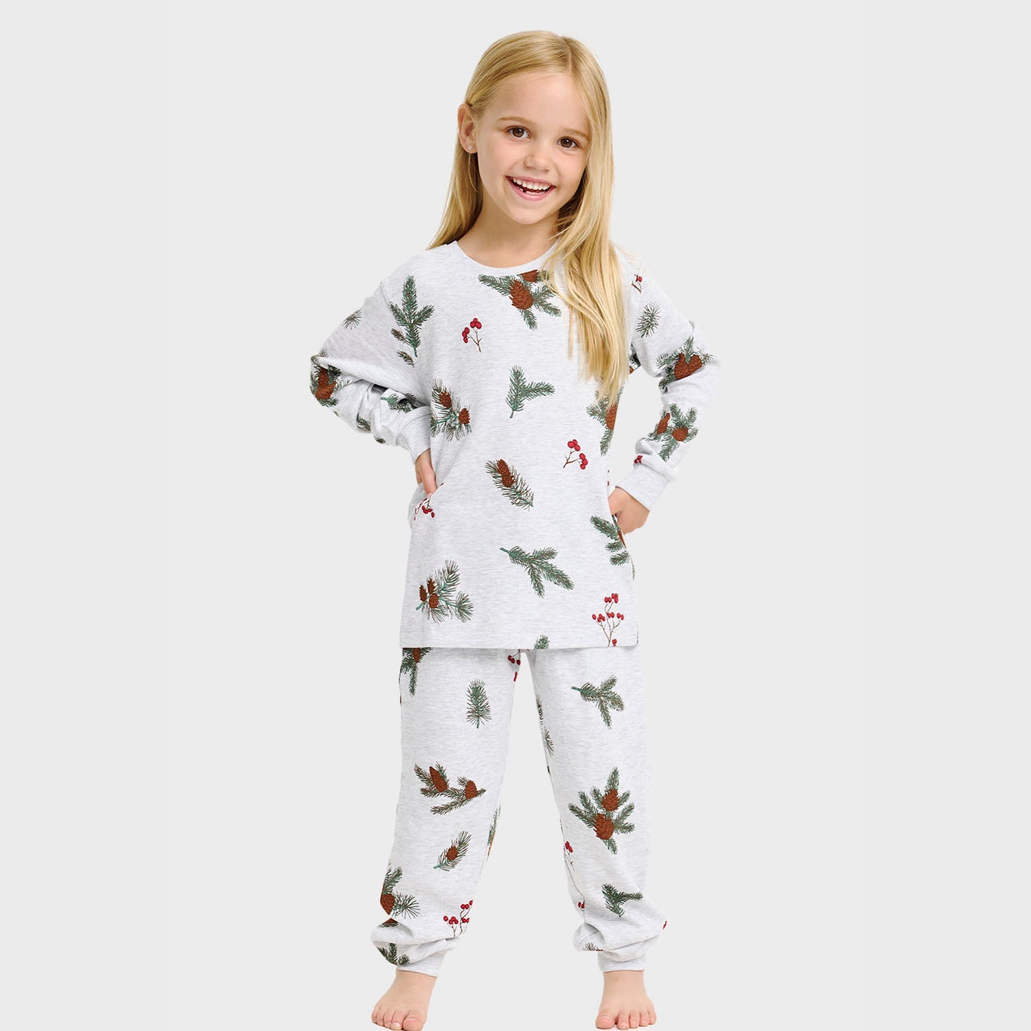Ribbade pyjamas – Barn