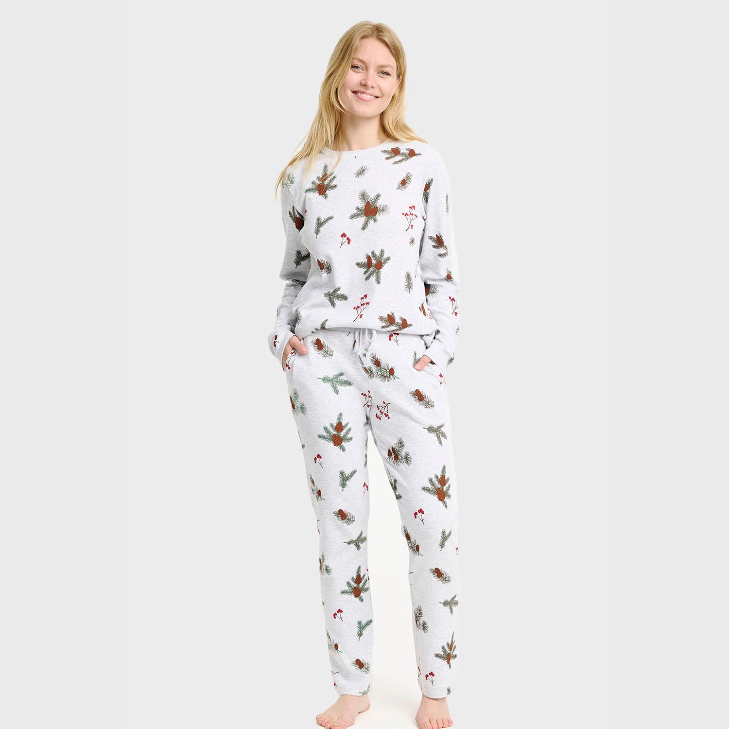 Ribbade pyjamas – Dam