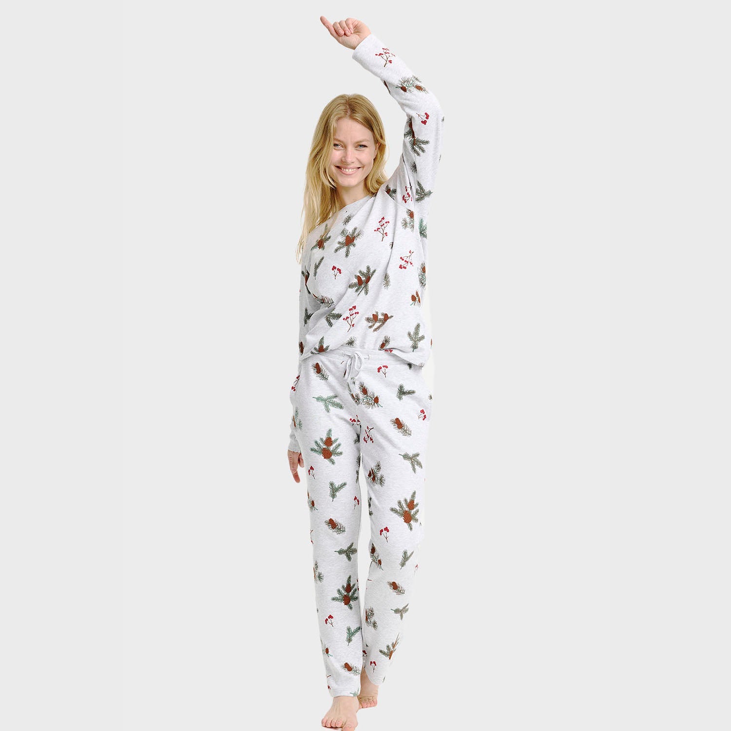 Ribbade pyjamas – Dam