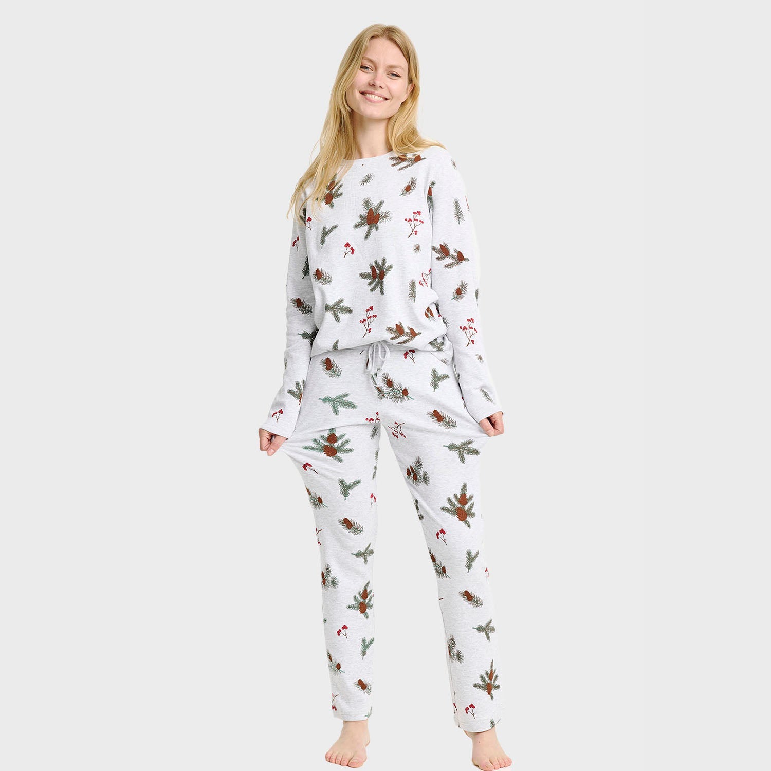 Ribbade pyjamas – Dam