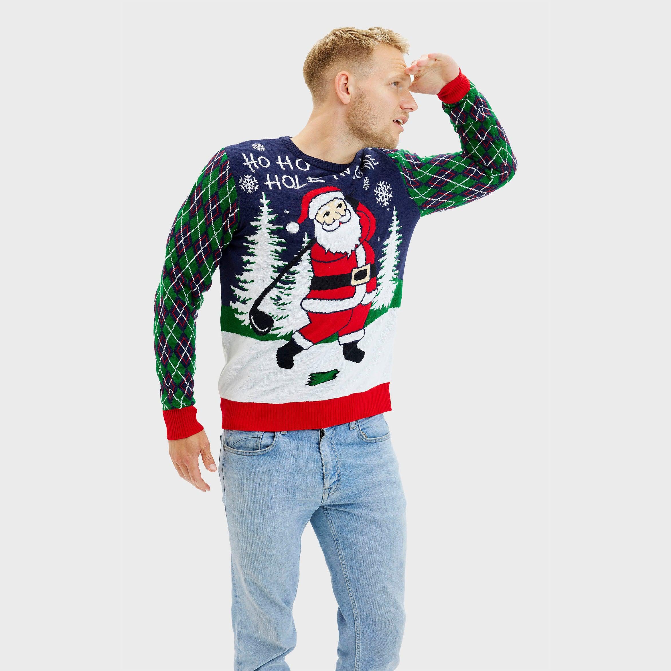 Ho Ho Hole In One Jultröjan - Herr