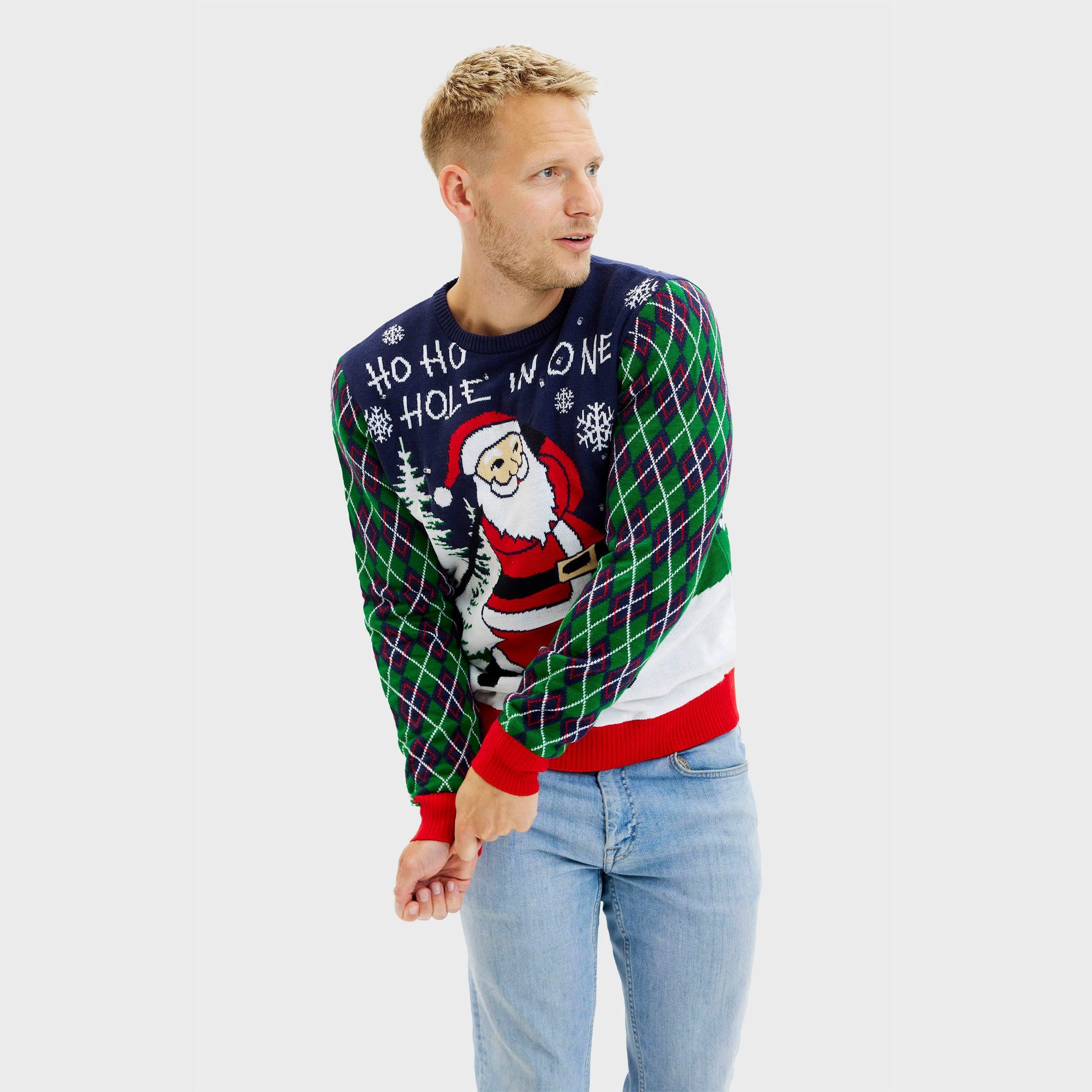 Ho Ho Hole In One Jultröjan - Herr