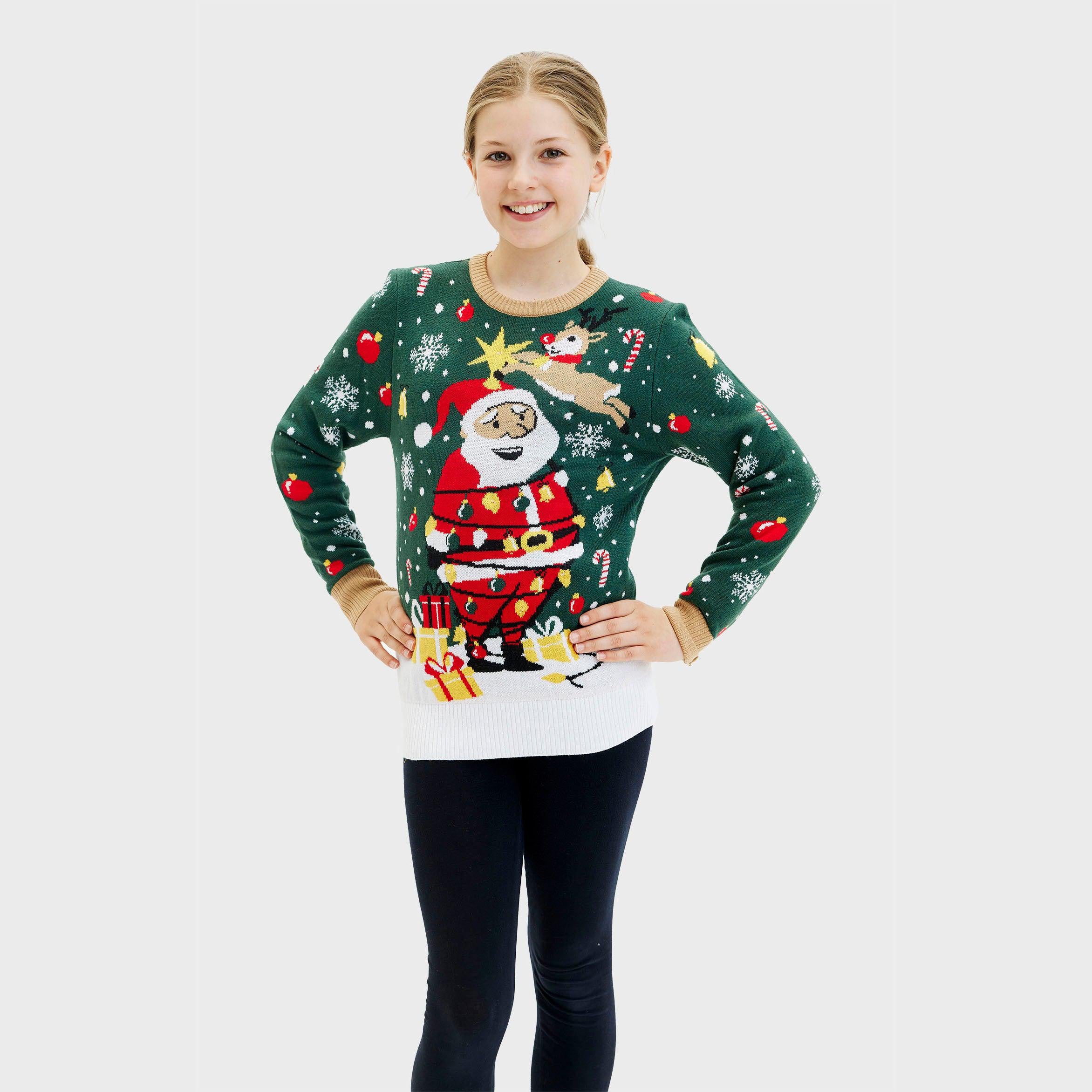 Santa Christmas Star - Barn