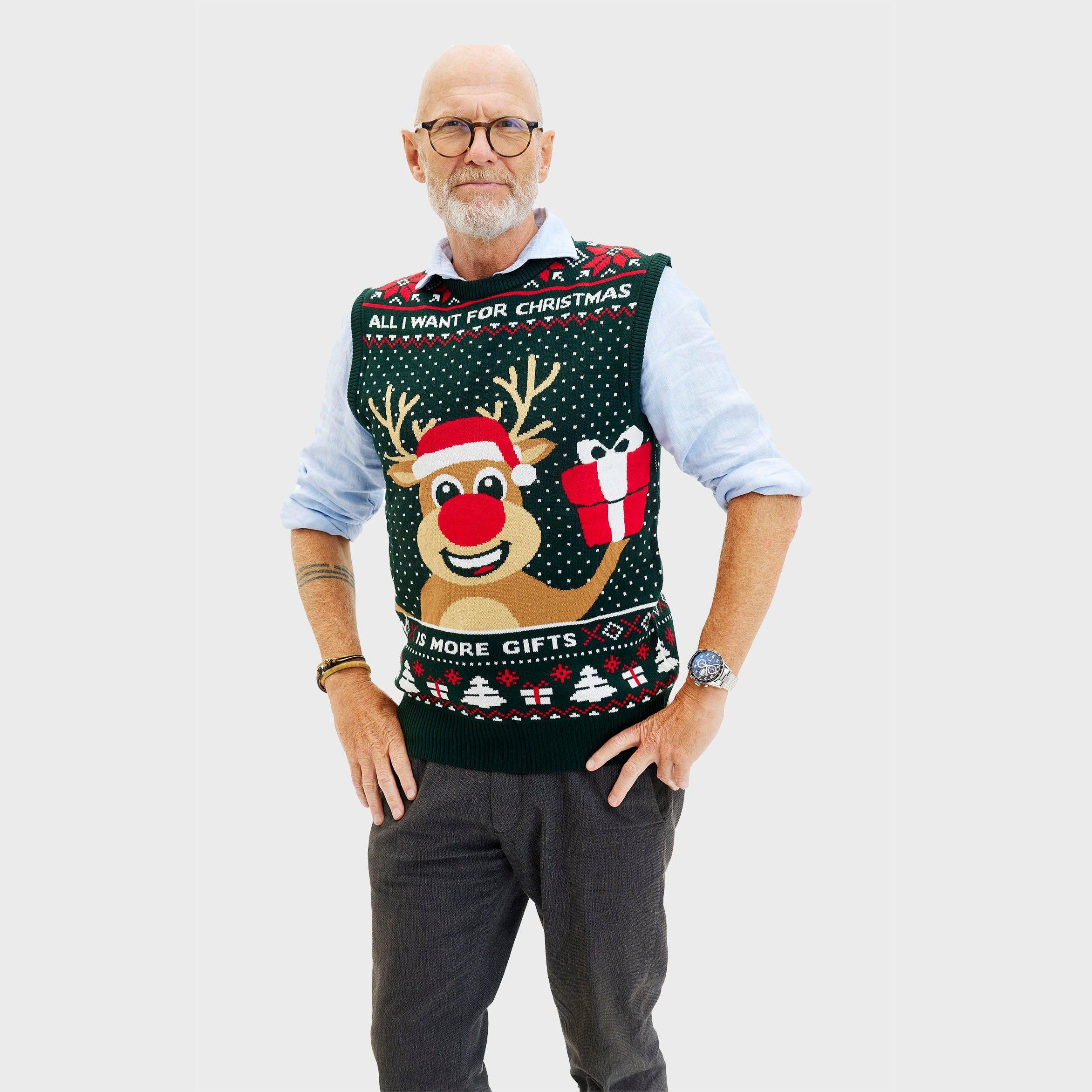 Rudolphs Christmas Vest - Herr