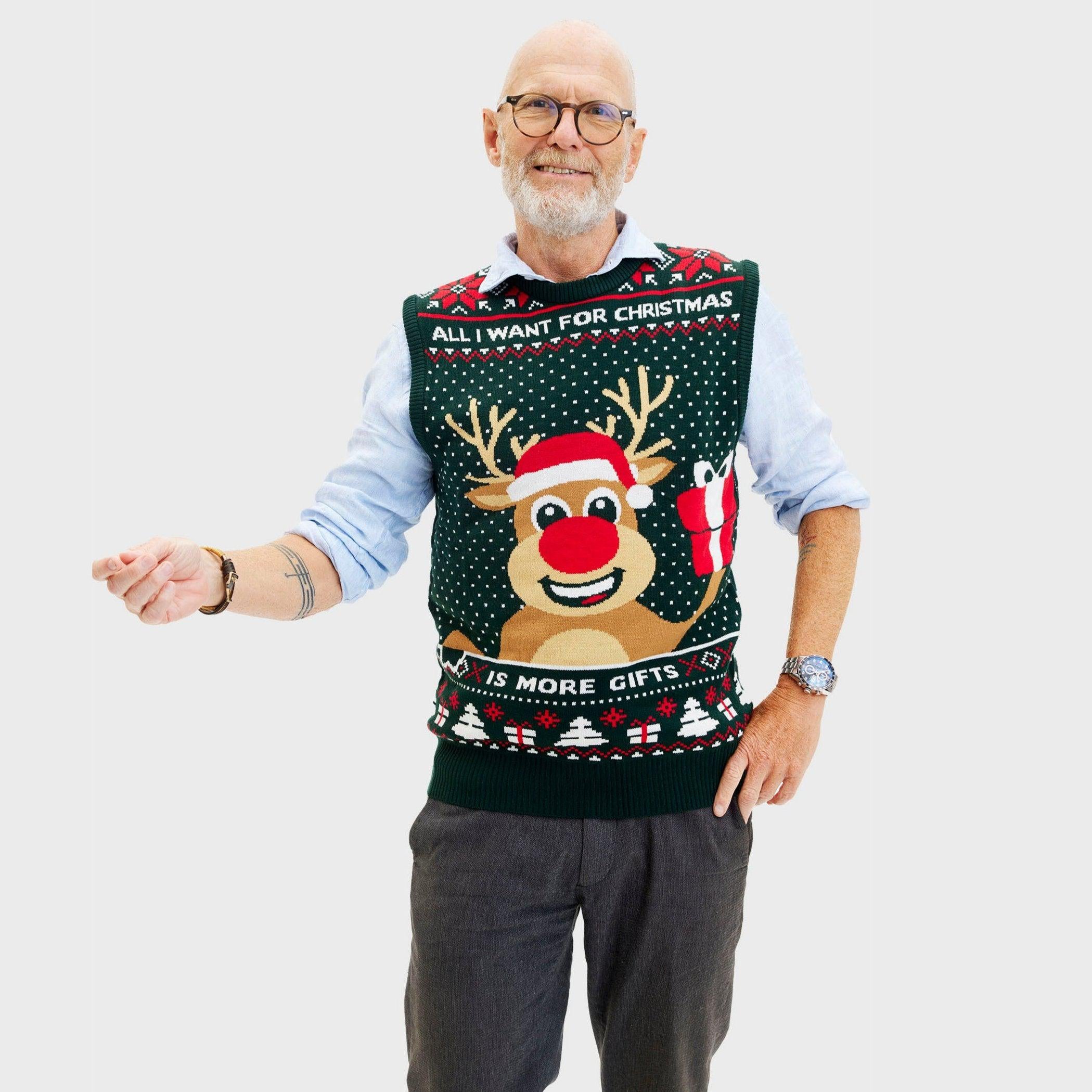 Rudolphs Christmas Vest - Herr