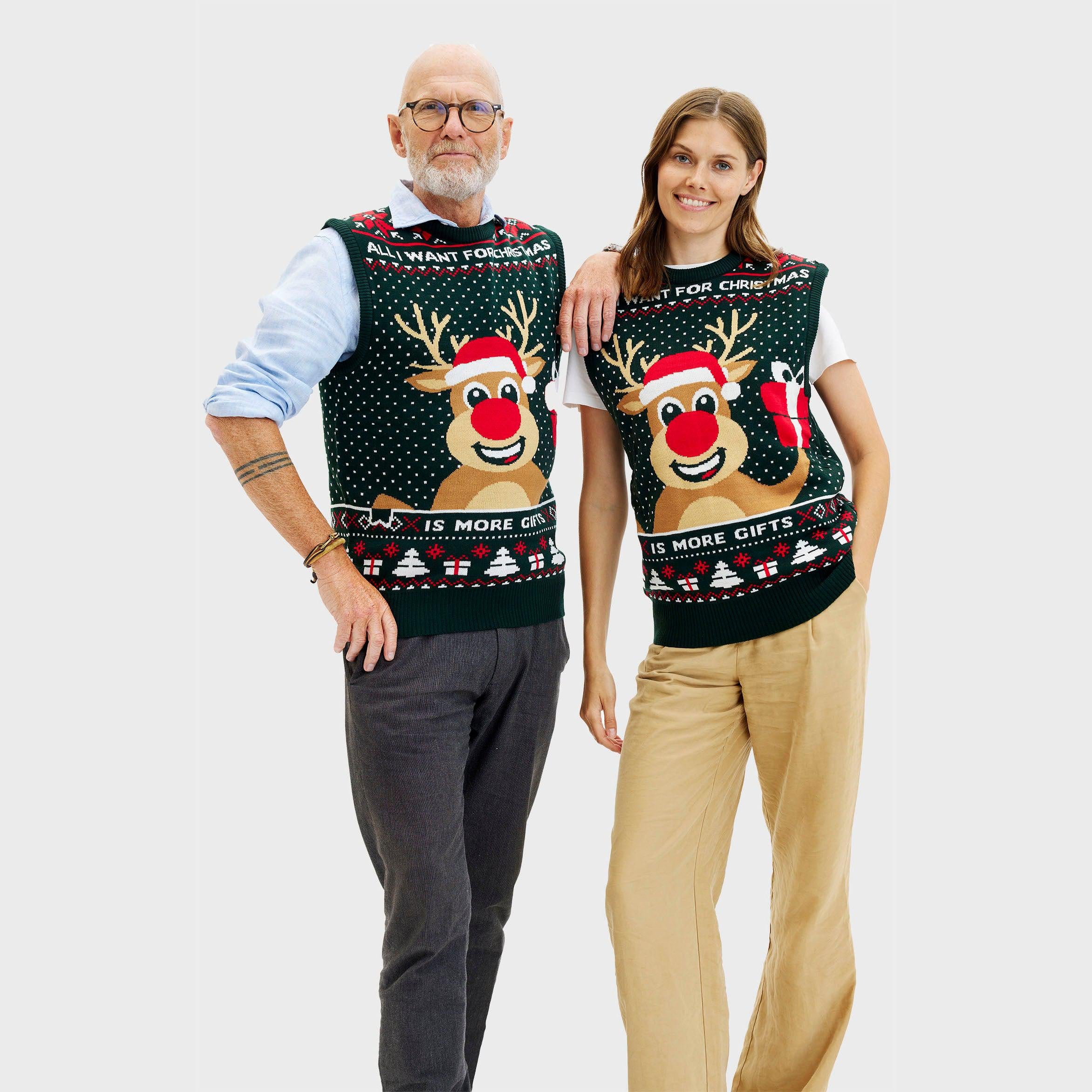 Rudolphs Christmas Vest - Dam