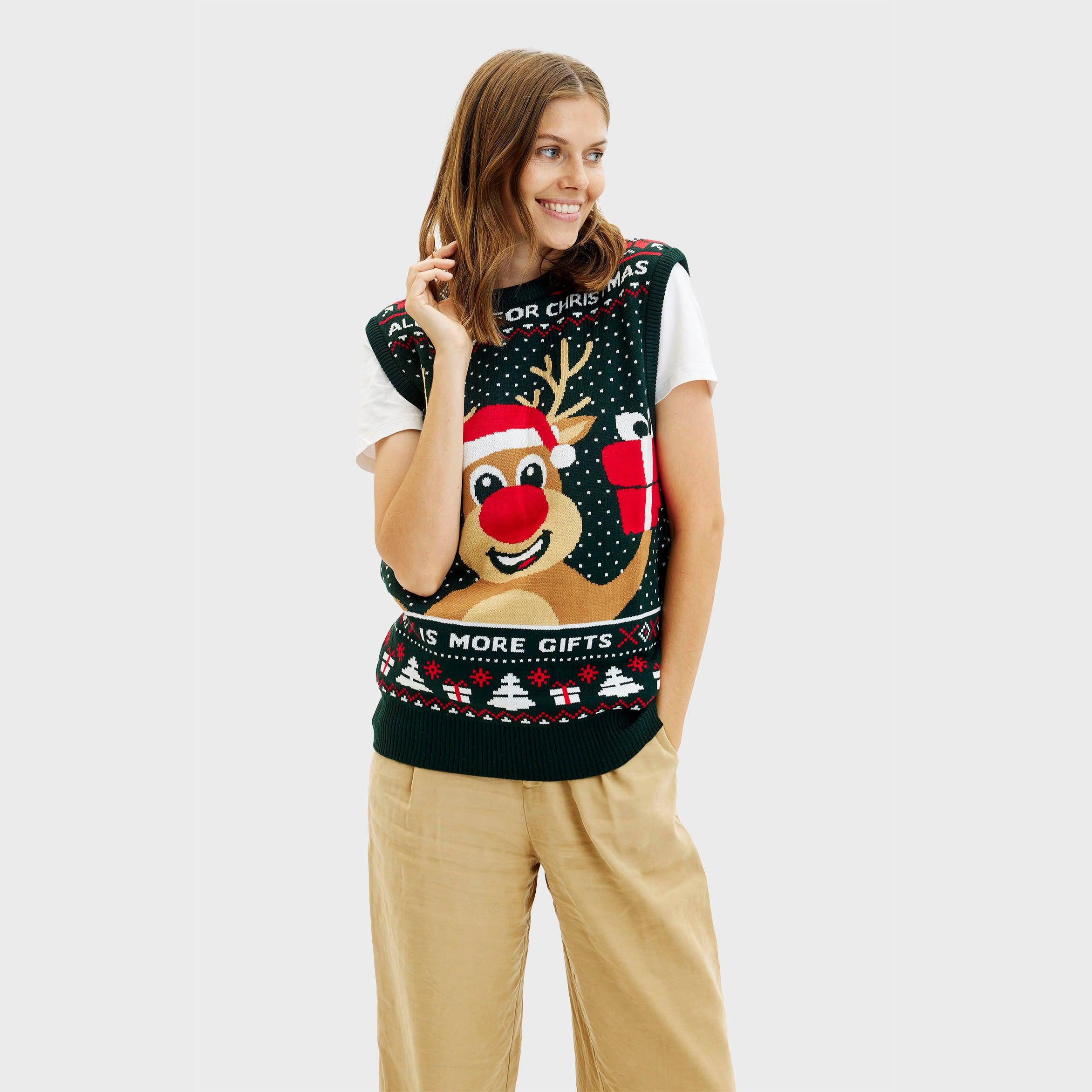 Rudolphs Christmas Vest - Dam