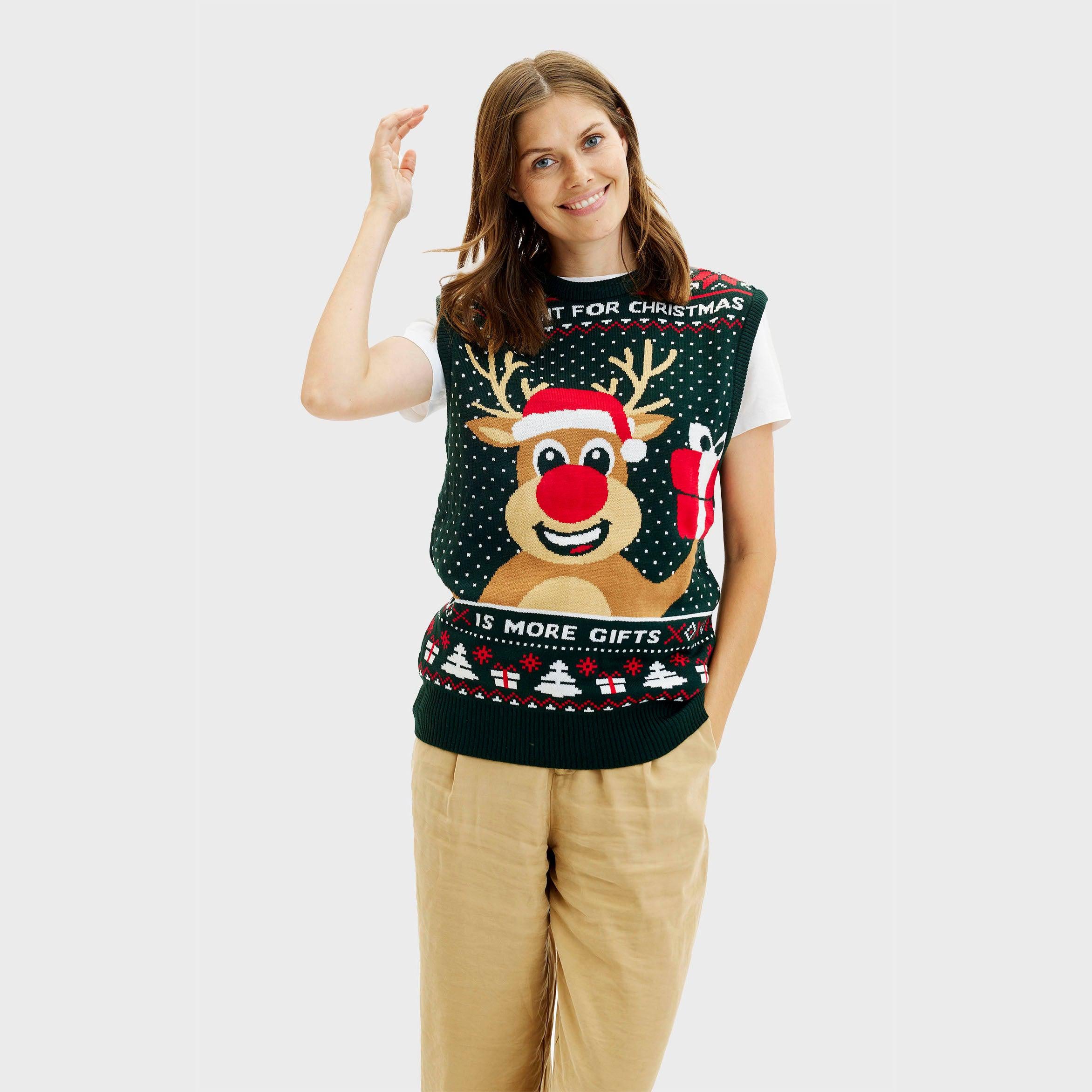 Rudolphs Christmas Vest - Dam