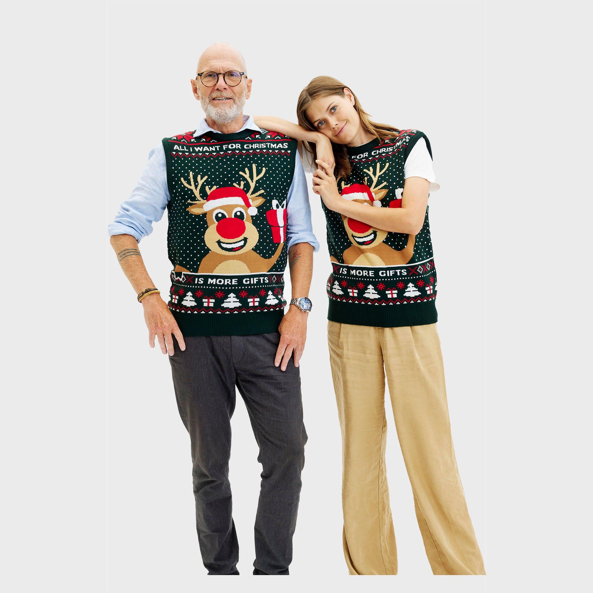 Rudolphs Christmas Vest - Dam